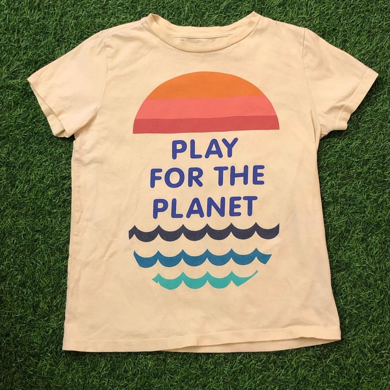 Other Women’s Yellow ‘Play For The Planet’ Graphic Tee Size S / US 4 / IT 40 - 1 Thumbnail