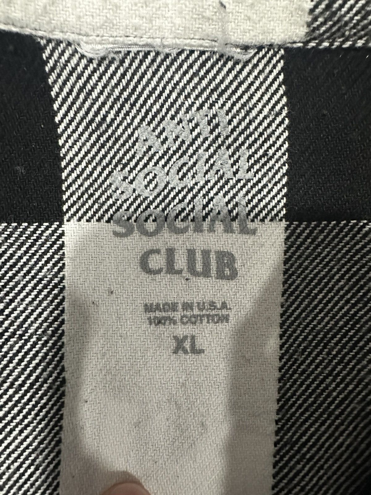 Anti Social Social Club ASSC SNOWBALL FLANNEL Size US XL / EU 56 / 4 - 3 Thumbnail