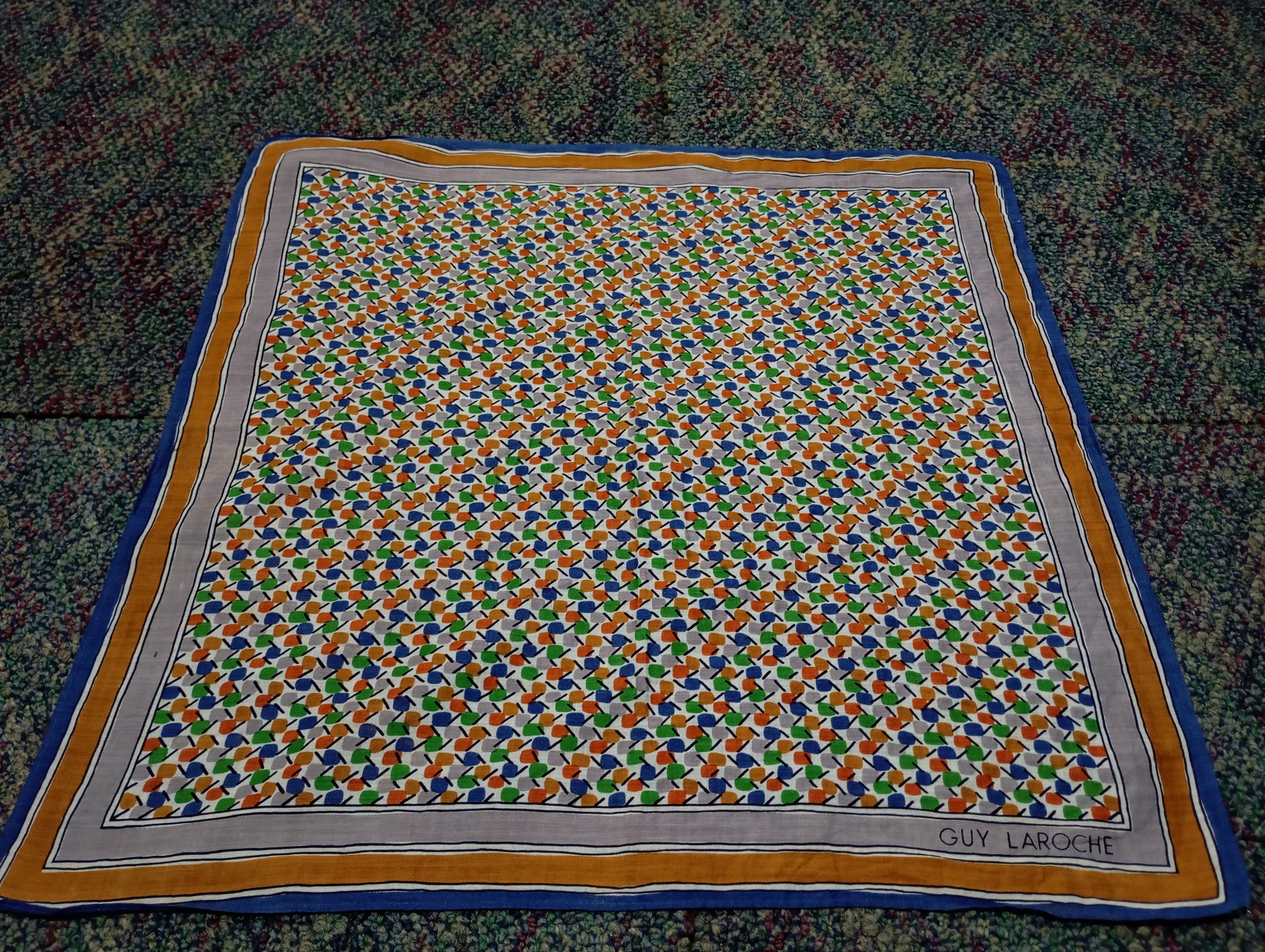 Guy Laroche Guy Laroche Handkerchief Pocket square Scarves Size ONE SIZE - 4 Thumbnail