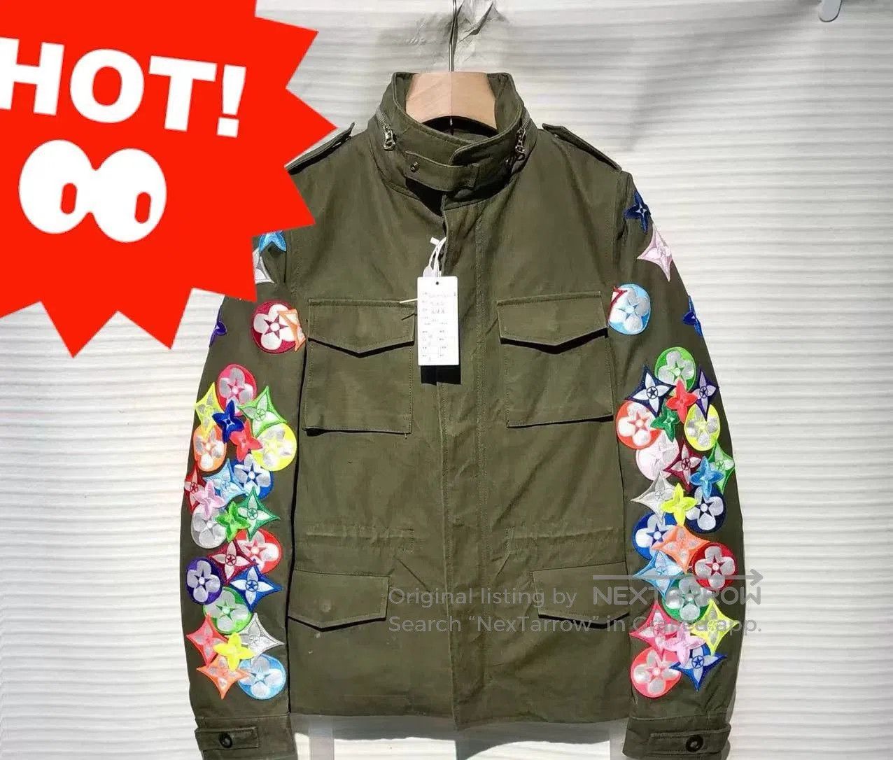 READYMADE LV Embroidered Badge Jacket. Size US XS / EU 42 / 0 - 1 Thumbnail
