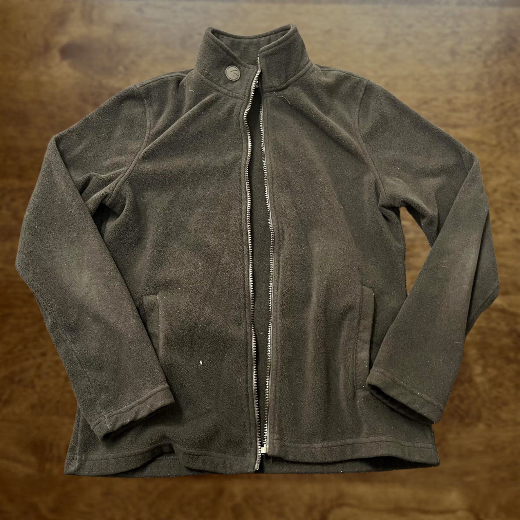 Vintage Ethika Jacket Mens Small Brown Fleece Full Zip Stand Collar Casual Outdoor Windbreaker Pockets Size US S / EU 44-46 / 1 - 1 Thumbnail