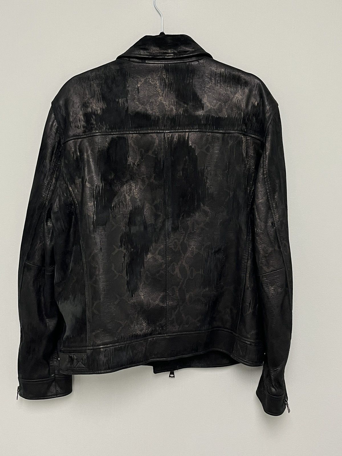 John Varvatos Sheep skin slim fit Moto jacket. 52 Size US L / EU 52-54 / 3 - 12 Thumbnail