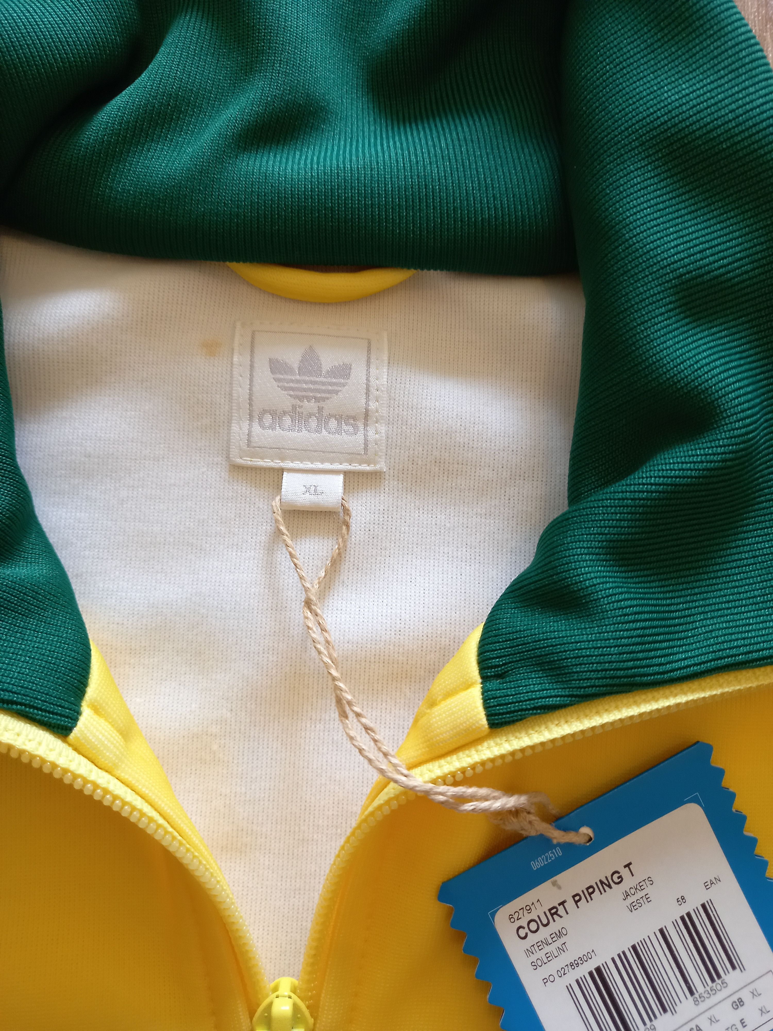 Adidas 2006 deadstock Adidas Court Piping Track Jacket y2k firebird Size US XL / EU 56 / 4 - 7 Thumbnail