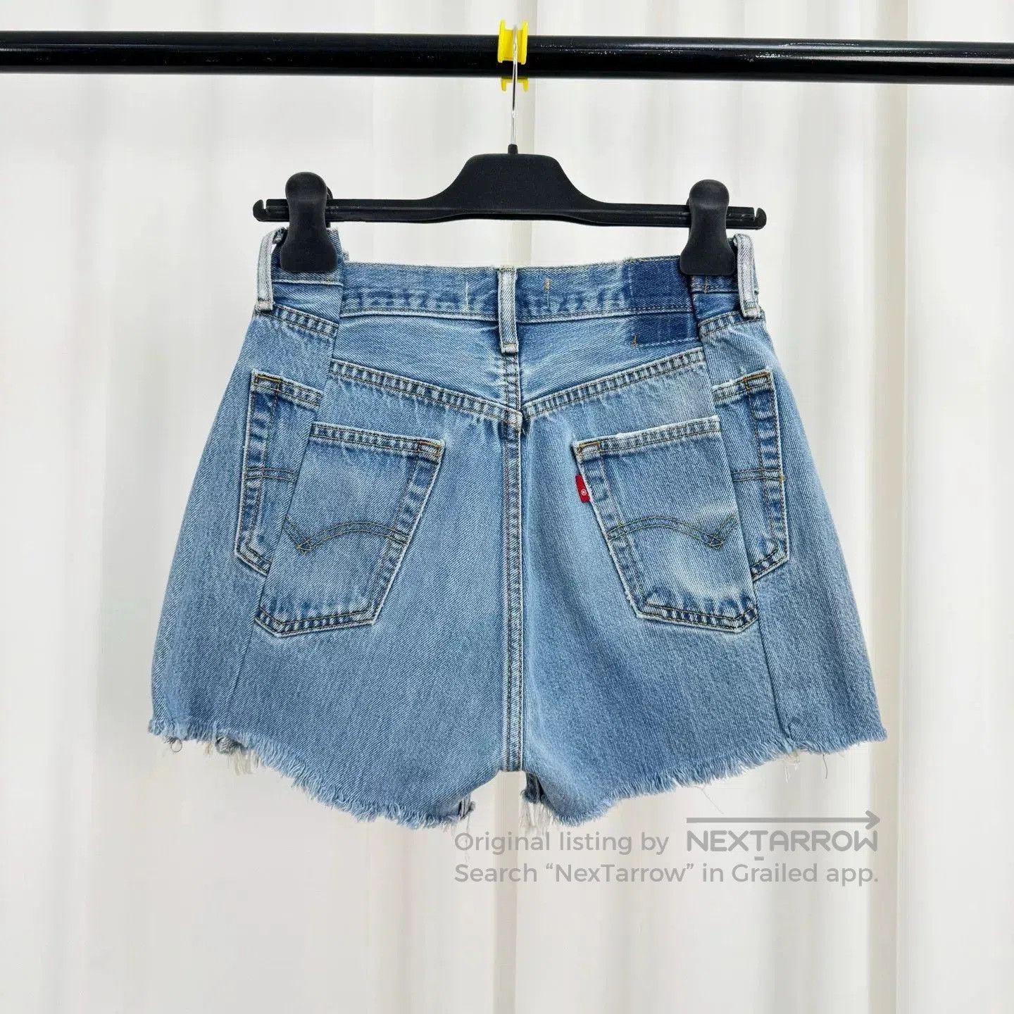 EB Denim EB Denim Deconstructed Denim Shorts. Size 25" / US 0 / IT 36 - 2 Thumbnail