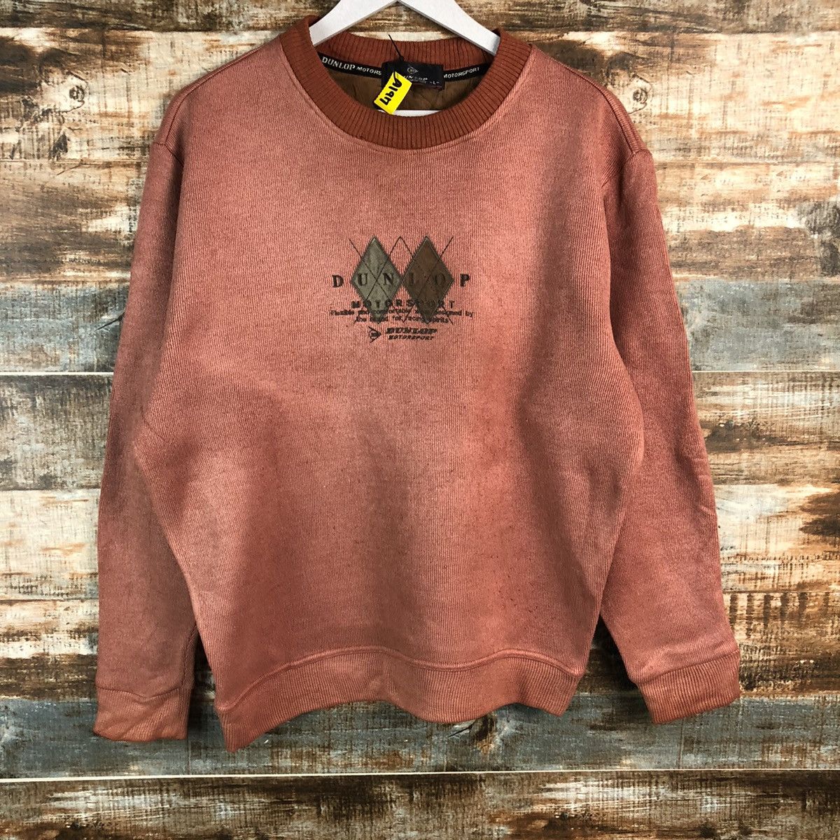 Dunlop × Vintage Dunlop vintage Orange Sweatshirt #A1917 Size US M / EU 48-50 / 2 - 3 Thumbnail