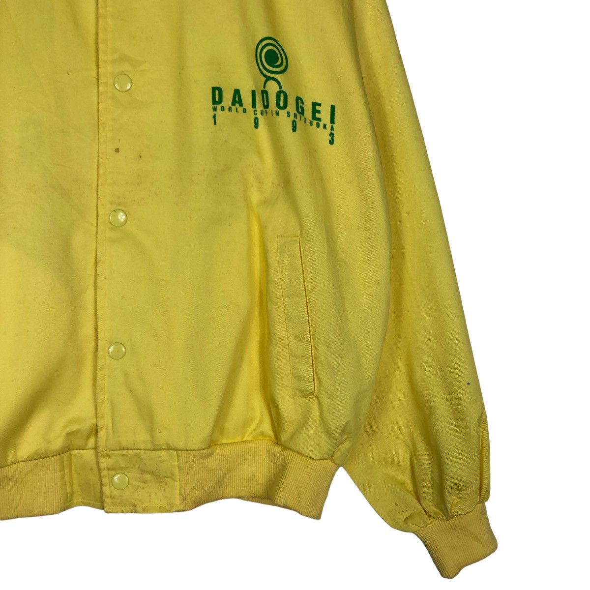 Japanese Brand 🔥Vintage Bomber Jacket Satin Daidogei 1993 World Cup Kirin Size US M / EU 48-50 / 2 - 5 Thumbnail