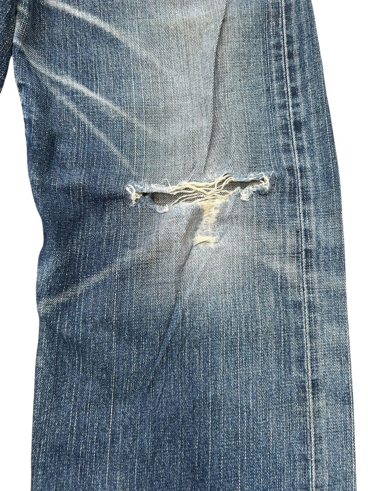 Kapital Edwin Selvedge Distressed Buckle Back Denim Made Japan Size US 32 / EU 48 - 8 Thumbnail