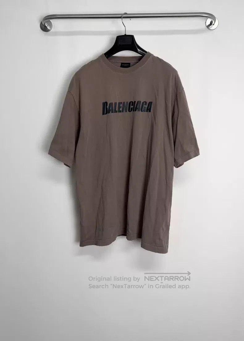 Balenciaga Balenciaga Damaged letter logo short-sleeve Size US M / EU 48-50 / 2 - 1 Thumbnail