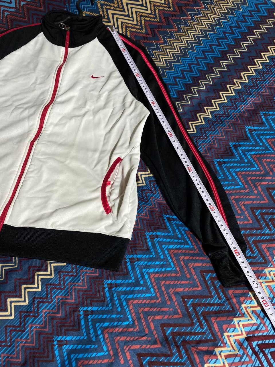 Nike × Vintage Nike vintage y2k big logo sweater zip up sweatshirt Size US L / EU 52-54 / 3 - 16 Thumbnail