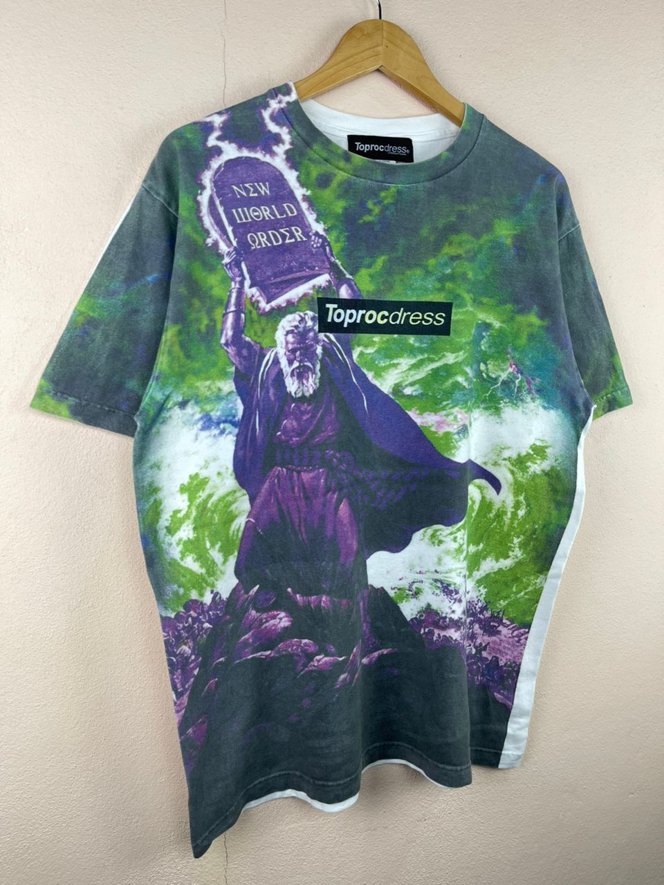 Japanese Brand Toprocdress New World Order Tee Size US XL / EU 56 / 4 - 3 Thumbnail