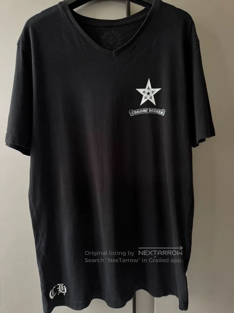 Chrome Hearts CHROME HEARTS Five-pointed star and Sanskrit black short-s Size US L / EU 52-54 / 3 - 2 Thumbnail
