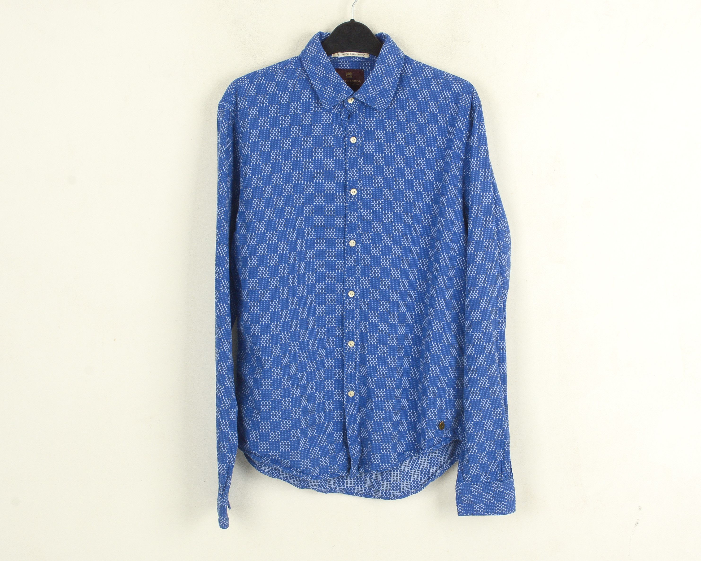 Scotch & Soda Tailored Shirt M Button Up Long Sleeve Check Plaid tartan Size US M / EU 48-50 / 2 - 1 Thumbnail