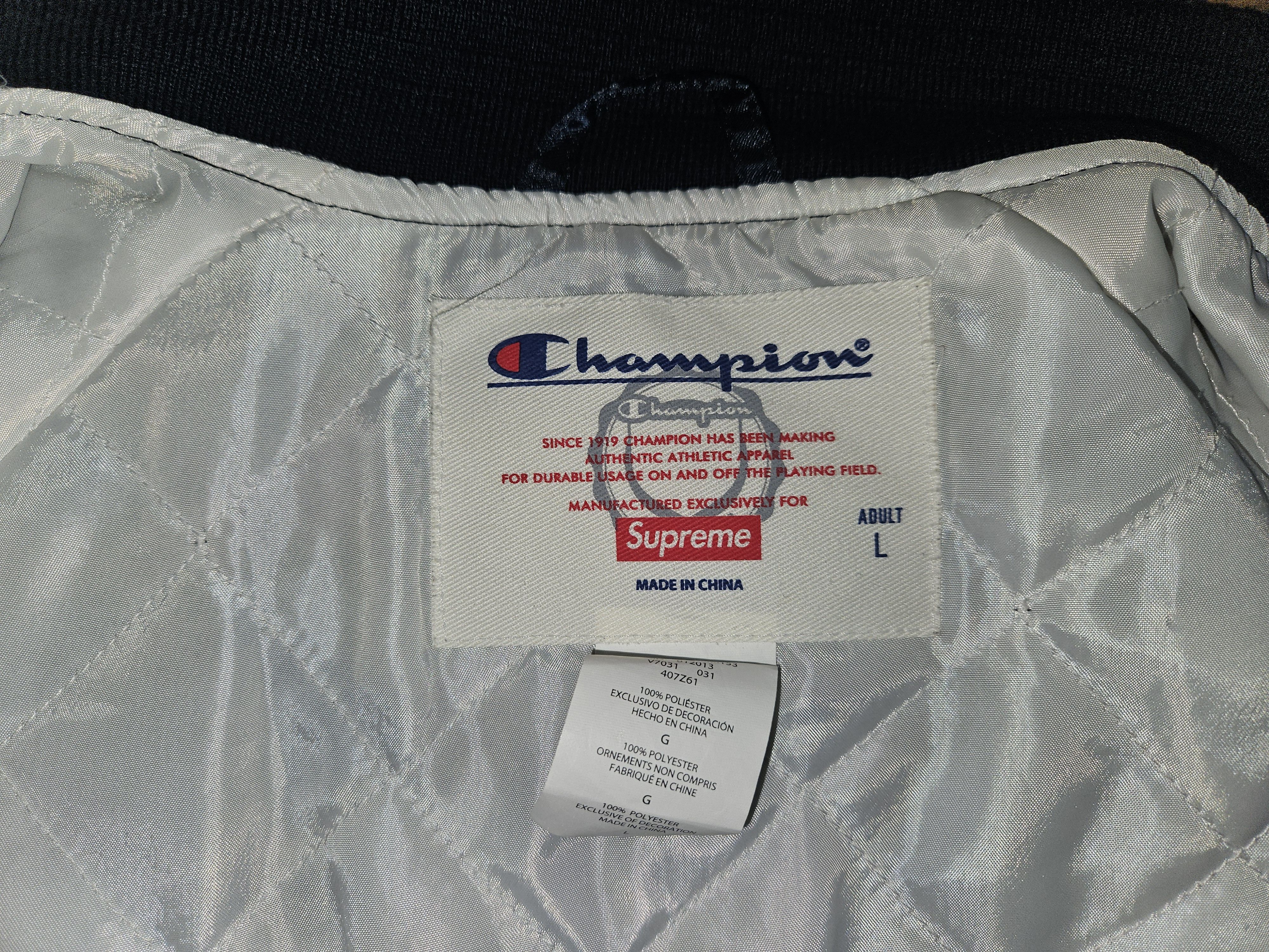 Champion × Supreme Supreme x Champion satin varsity jacket Size US L / EU 52-54 / 3 - 5 Thumbnail