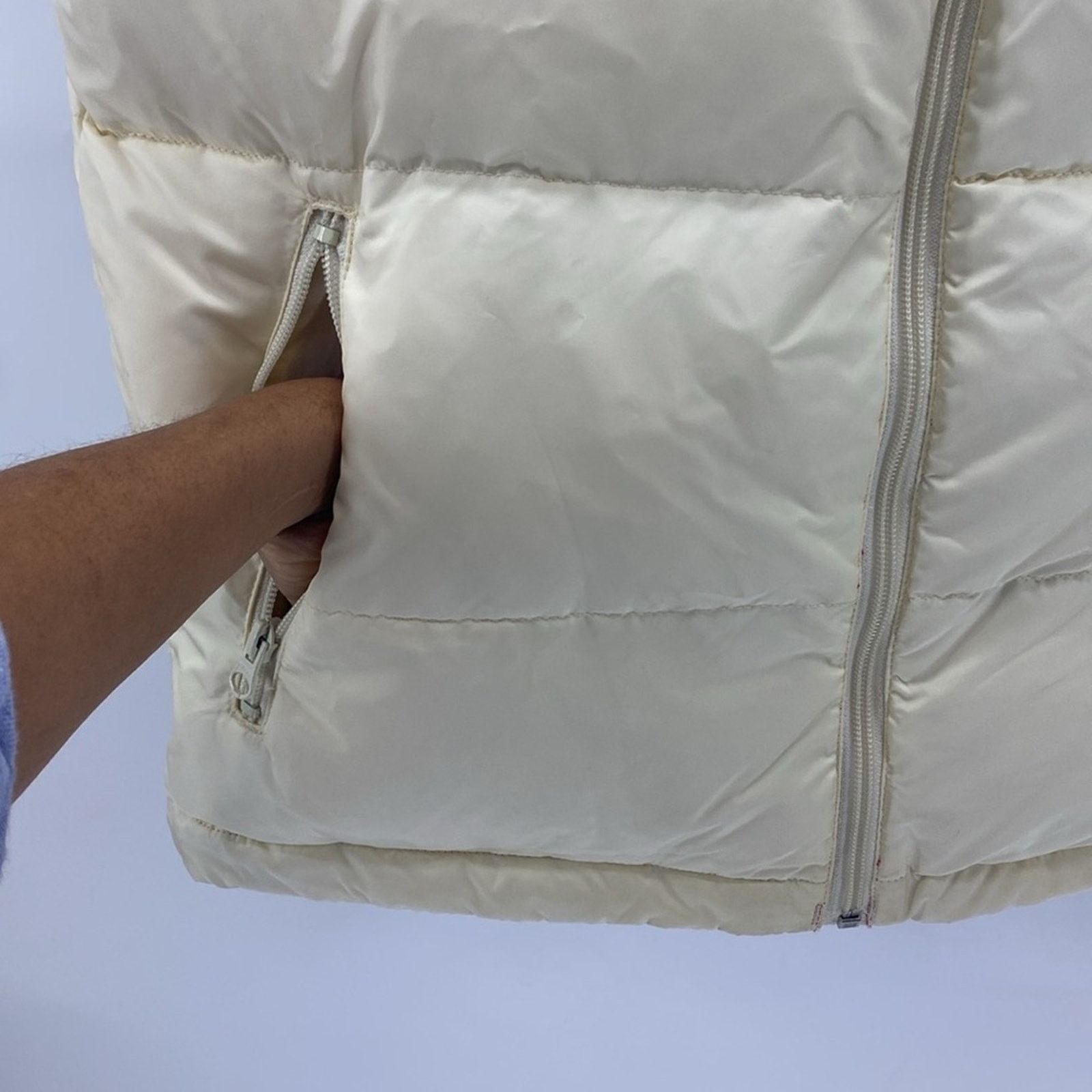 Lands' End Lands End Down filled Vest Reversible Pink White Puffer S Size S / US 4 / IT 40 - 11 Thumbnail