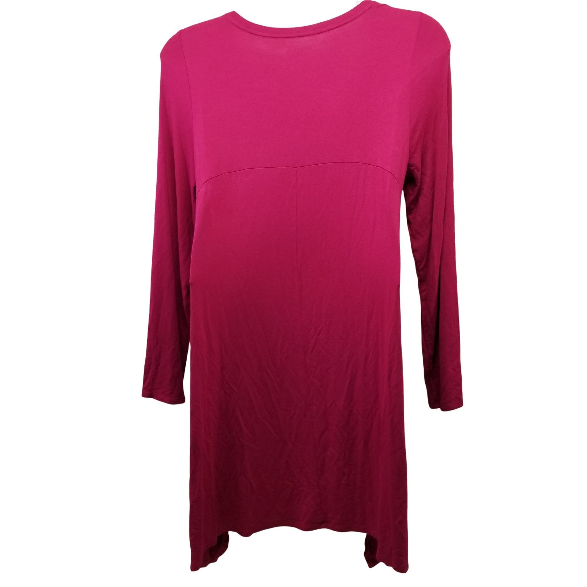 Other LOGO Lori Goldstein L Pink Stretch Tunic Sharkbite Hem Pocke Size L / US 10 / IT 46 - 3 Thumbnail