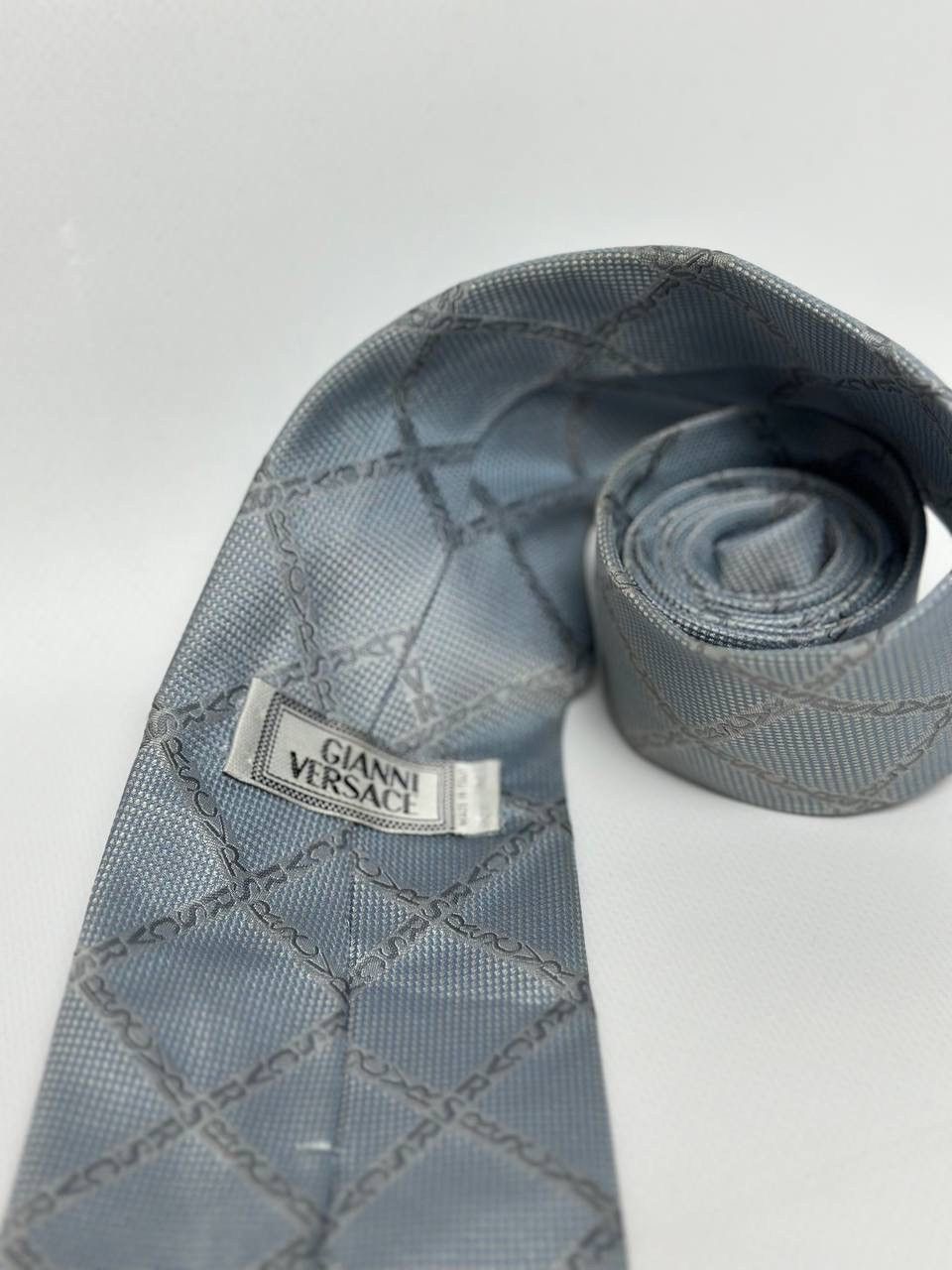 Versace GIANNI VERSACE MEN Tie 100% Silk Vintage 90s Made in Italy Size ONE SIZE - 4 Thumbnail