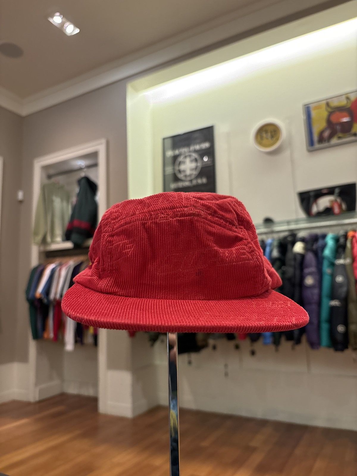 Supreme Supreme Debossed Corduroy Camp Cap Size ONE SIZE - 1 Thumbnail