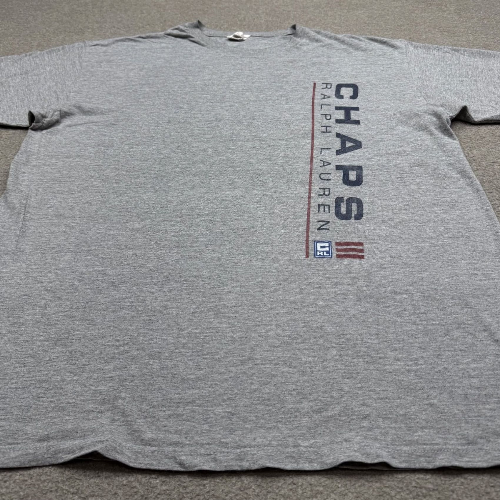 Chaps Ralph Lauren Chaps Shirt Mens Size L Gray Short Sleeve Vintage Y2k Graphic Tee Size US L / EU 52-54 / 3 - 2 Thumbnail