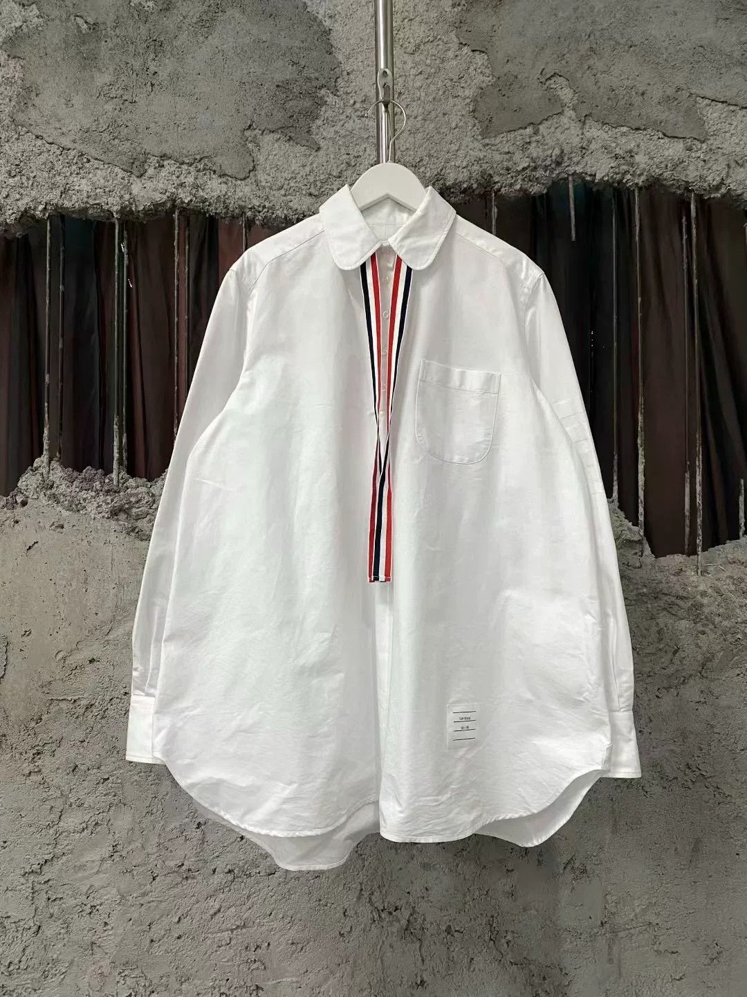 Thom Browne Thom Browne TB Stripe Long Sleeve Shirt Size US XS / EU 42 / 0 - 1 Thumbnail