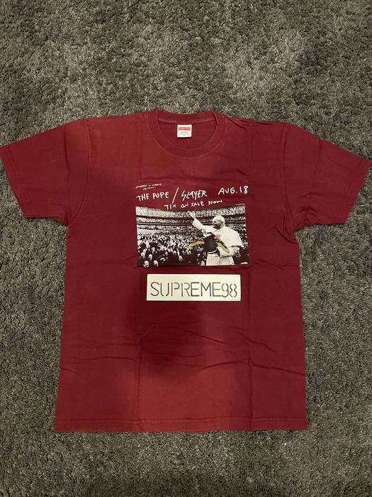 Supreme antihero best sale pope tee