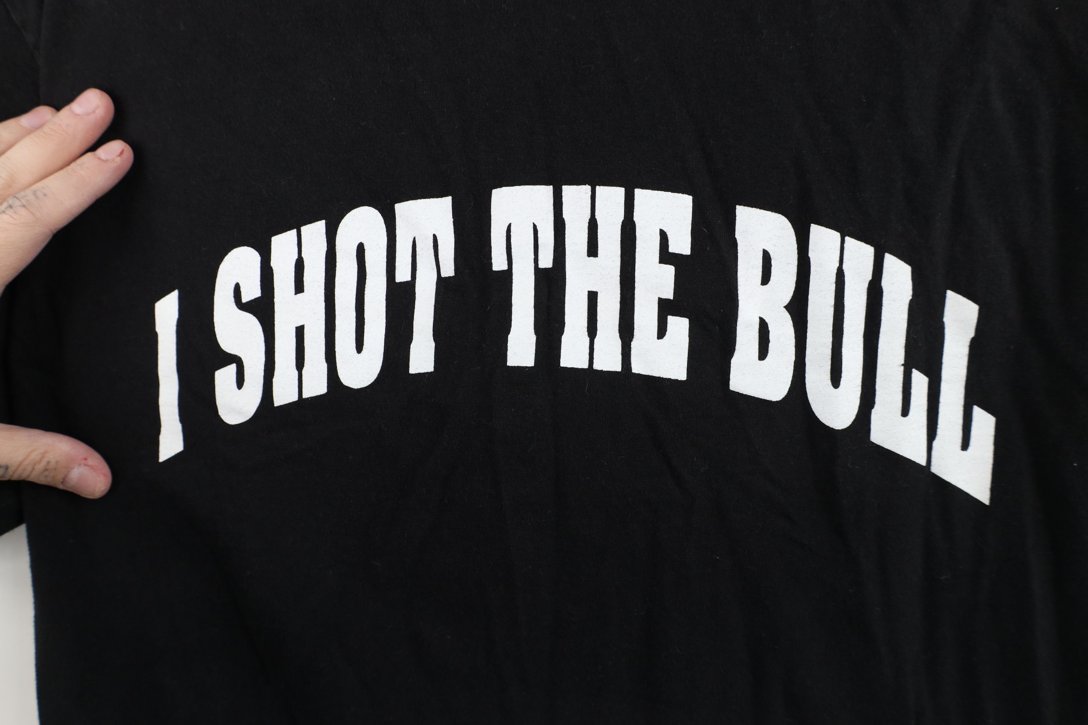 Vintage Vintage I Shot the Bull Longhorn Cattle Company BBQ T-Shirt Size US S / EU 44-46 / 1 - 11 Thumbnail