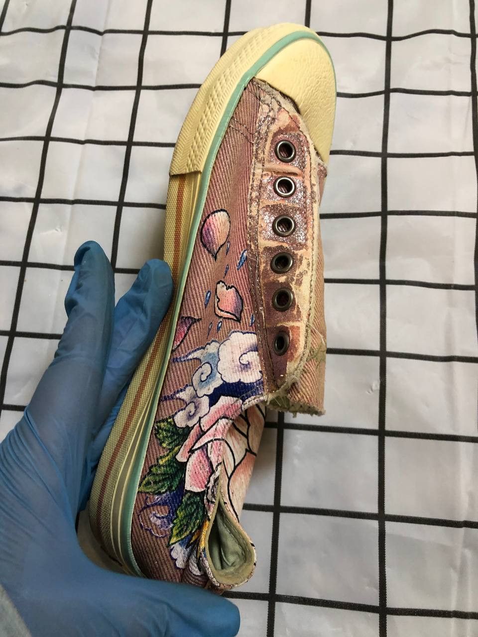 Ed Hardy Ed Hardy Low Top Slip Ons Tiger Sneakers Women's Size US 7 Size US 7 / IT 37 - 10 Thumbnail