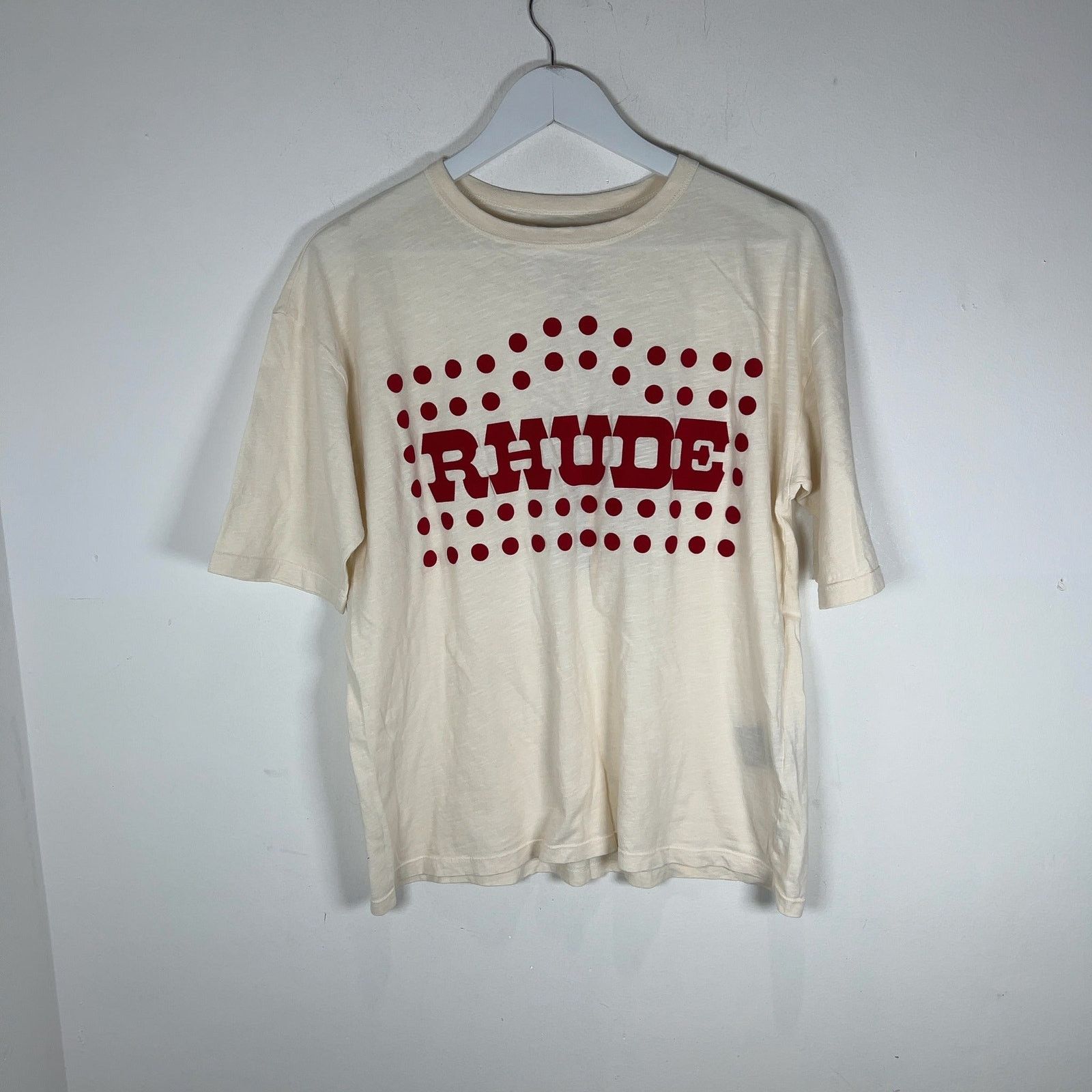 Rhude Rhude Polka Dot Logo Graphic T-Shirt Size US XS / EU 42 / 0 - 1 Thumbnail