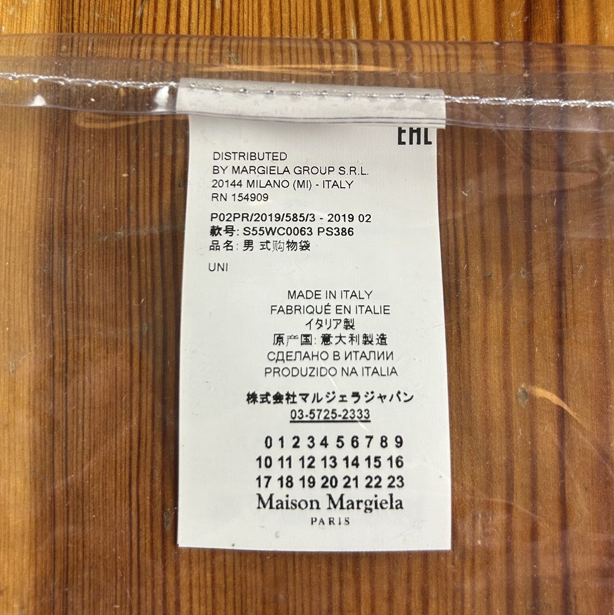 Maison Margiela Transparent Margiela shopper Size ONE SIZE - 5 Thumbnail