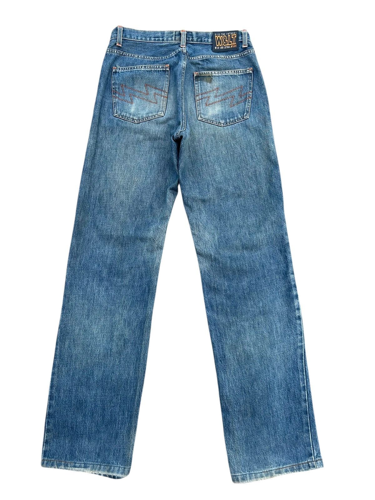 W&LT W&LT kiss The Future Distressed Denim Jeans Size US 32 / EU 48 - 7 Thumbnail