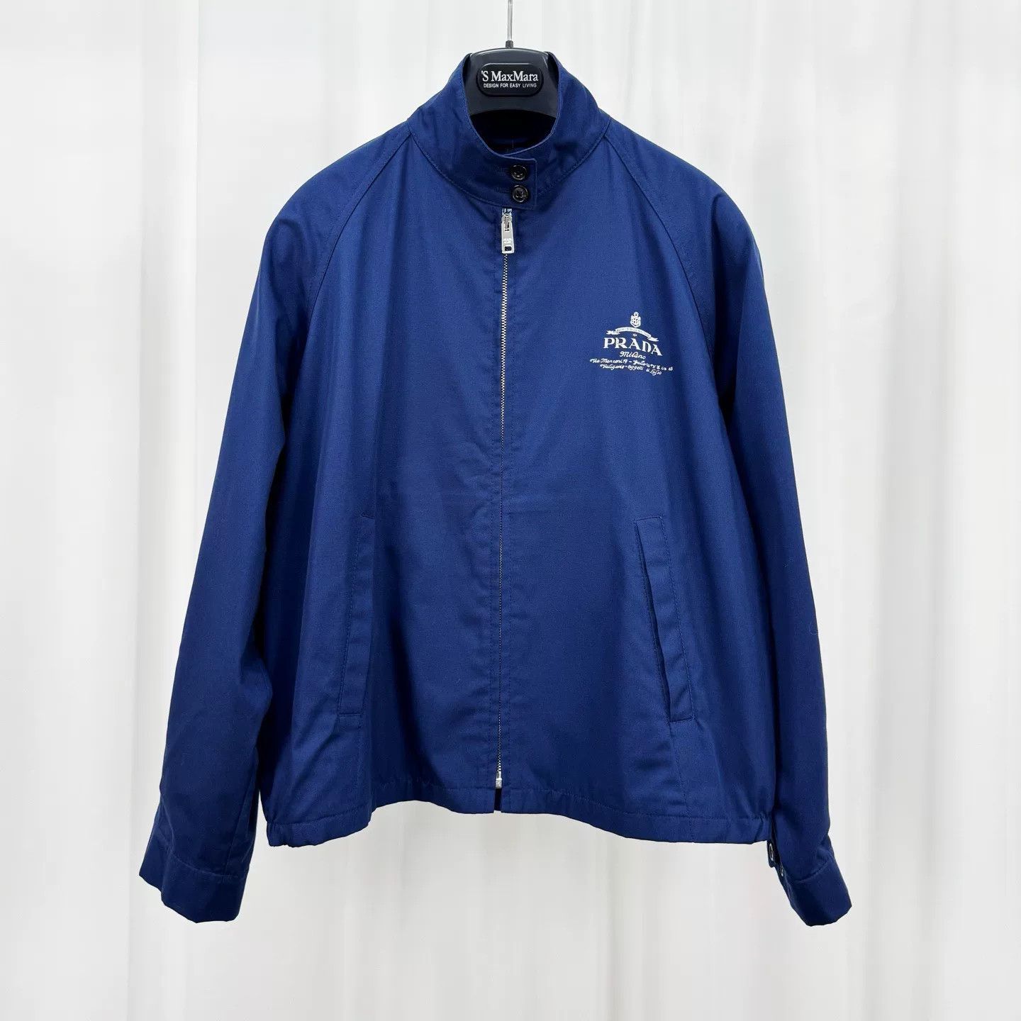 Prada prada blue printed collar jacket Size US M / EU 48-50 / 2 - 1 Thumbnail
