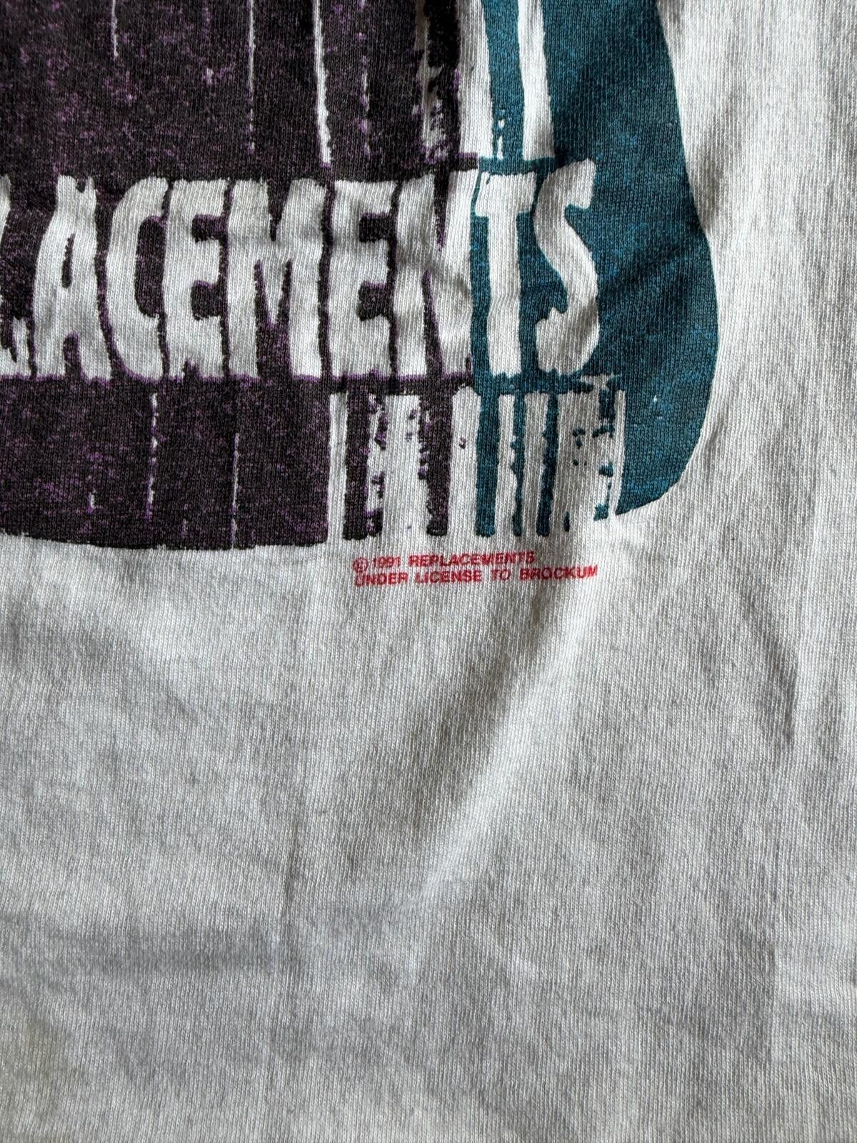Lee VTG 1991 The Replacements Brockum Tee Sz XL Size US XL / EU 56 / 4 - 4 Thumbnail