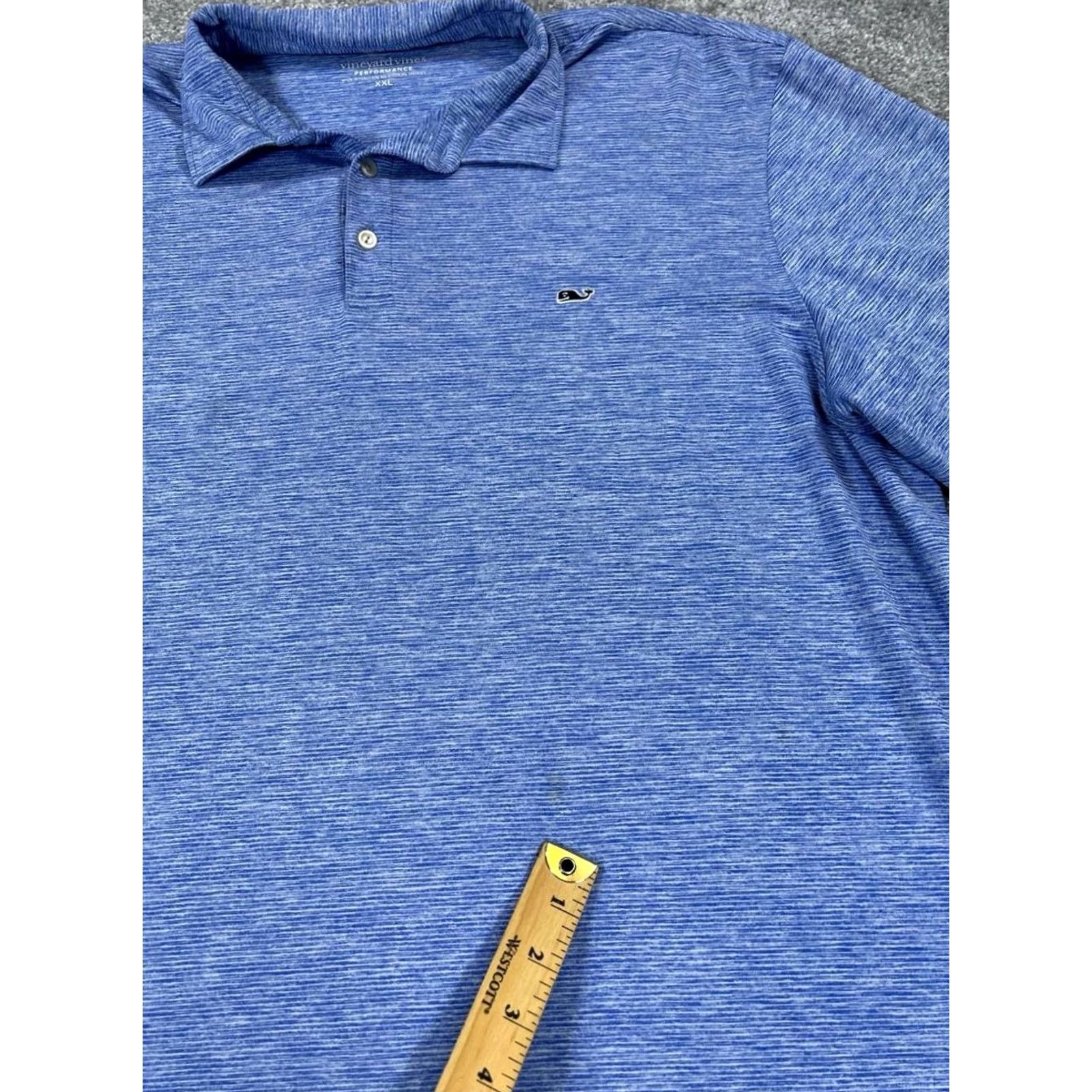 Vineyard Vines Final Answer: Vineyard Vines Polo Shirt Mens Xxl Blue Golf Size US XXL / EU 58 / 5 - 5 Thumbnail