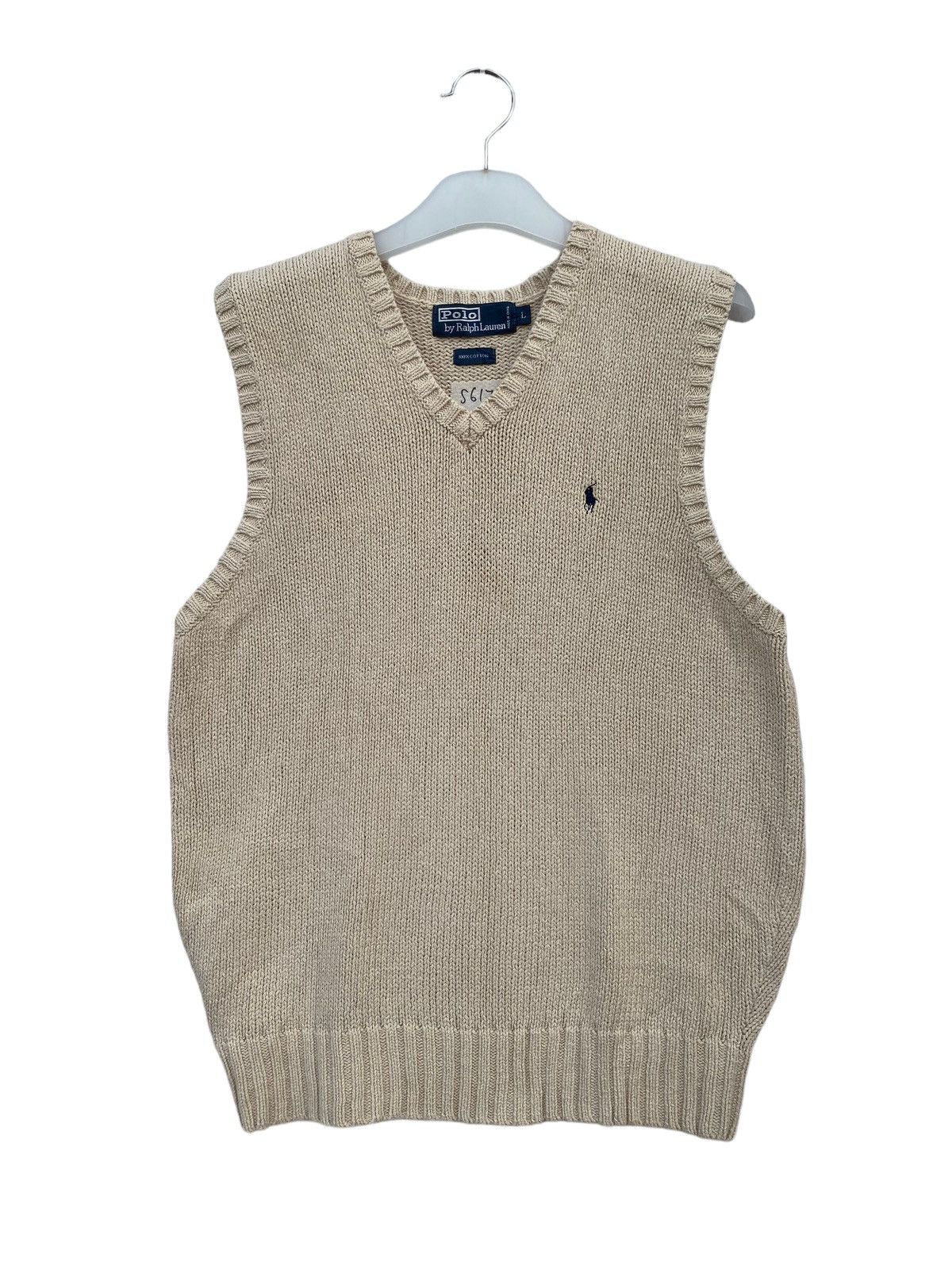 Polo Ralph Lauren VINTAGE POLO RALPH LAUREN KNITTED VEST Size US L / EU 52-54 / 3 - 1 Thumbnail