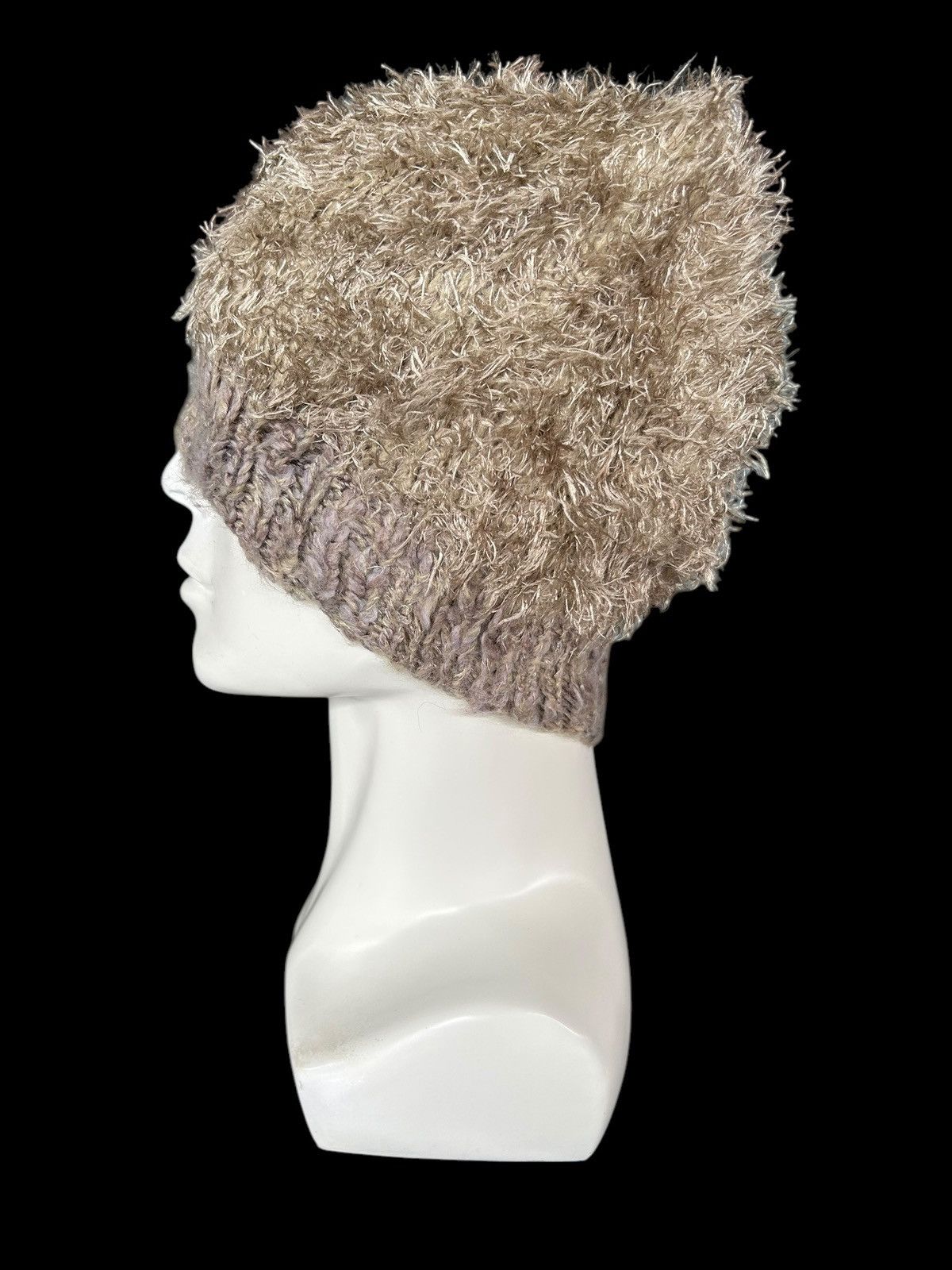 Japanese Brand × Kapital × Vintage Mohawk Hairy Japanese Style Rare Beanie Hats ☠️☠️ Size ONE SIZE - 1 Thumbnail