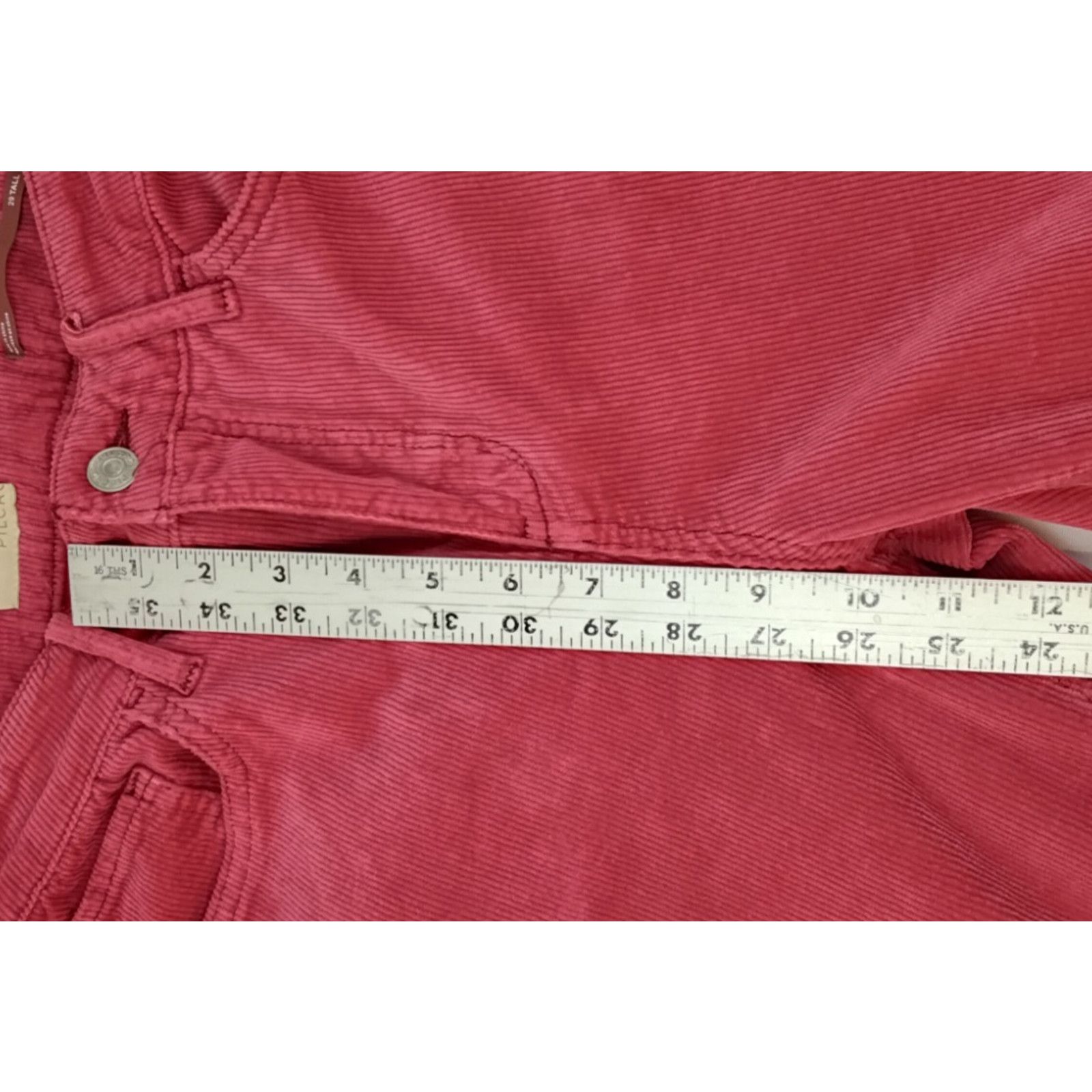 Anthropologie Anthropologie Pilcro Corduroy Pants Women's 29 Tall Pink NWT Size 29" - 17 Thumbnail