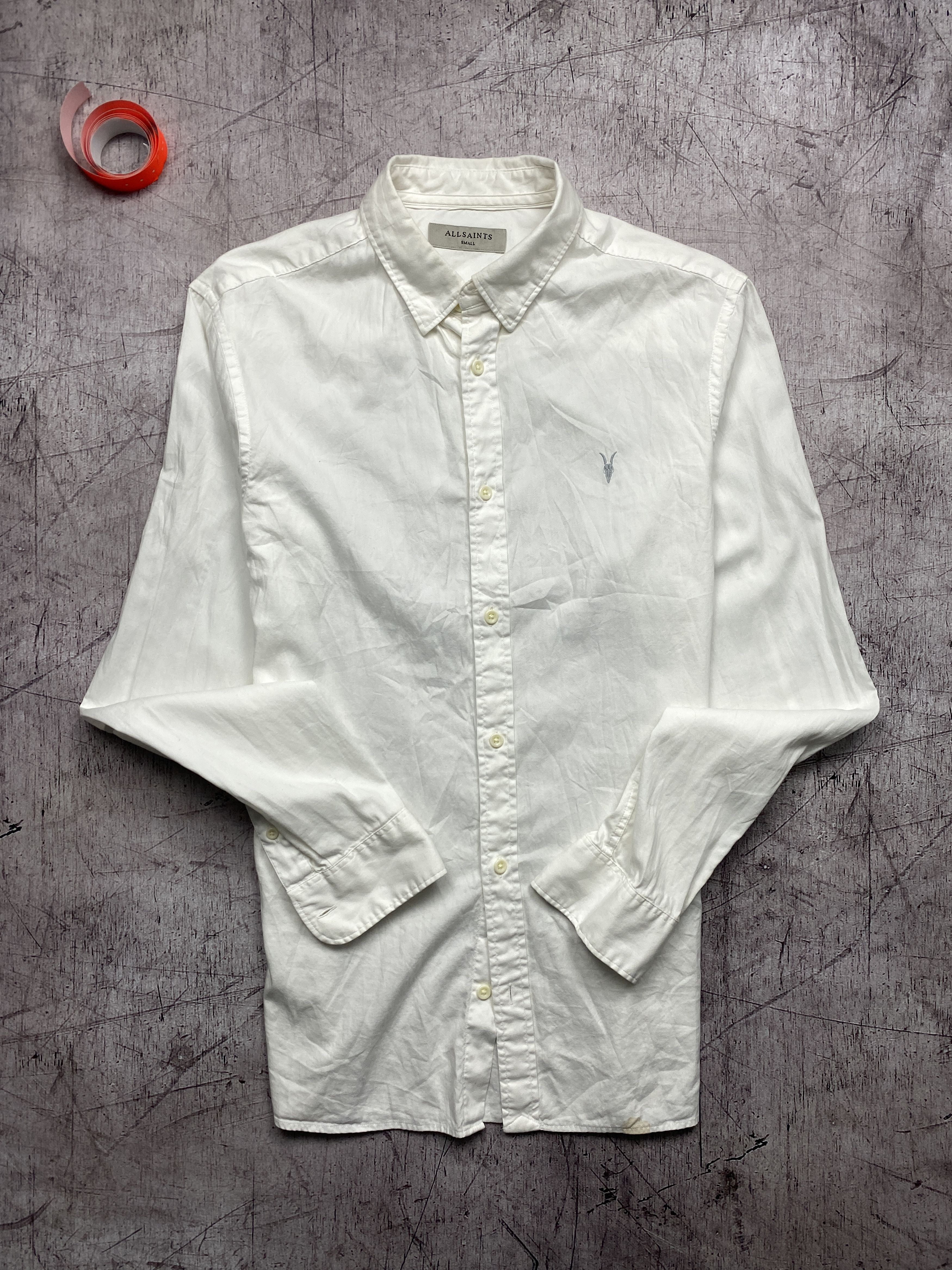 Allsaints Allsaints Vintage Mens Redondo Long Sleeve Shirt Size US S / EU 44-46 / 1 - 1 Thumbnail