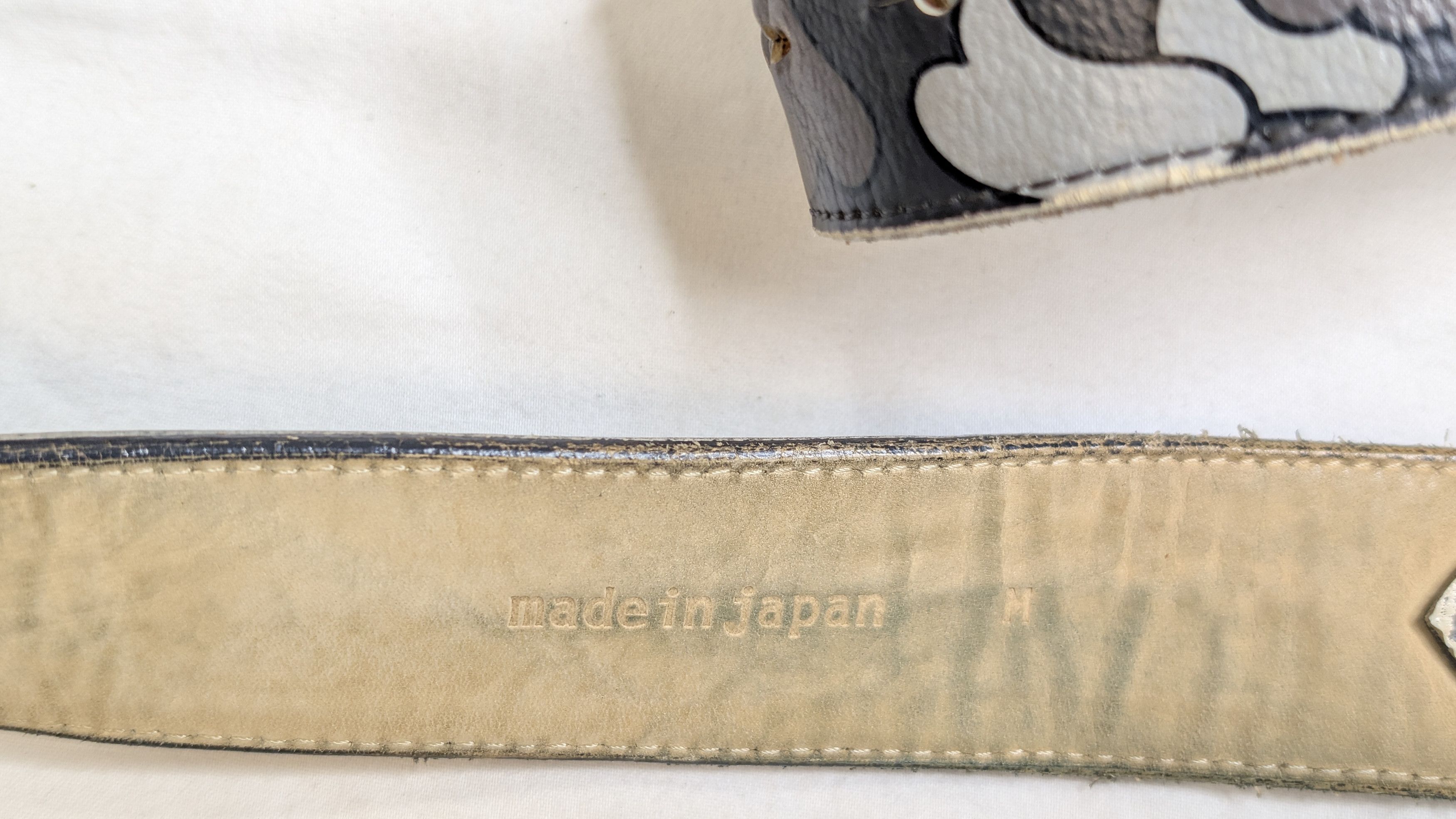 Bape OG BAPE Camo Letter Buckle Belt NIGO Era Size 30 - 2 Thumbnail
