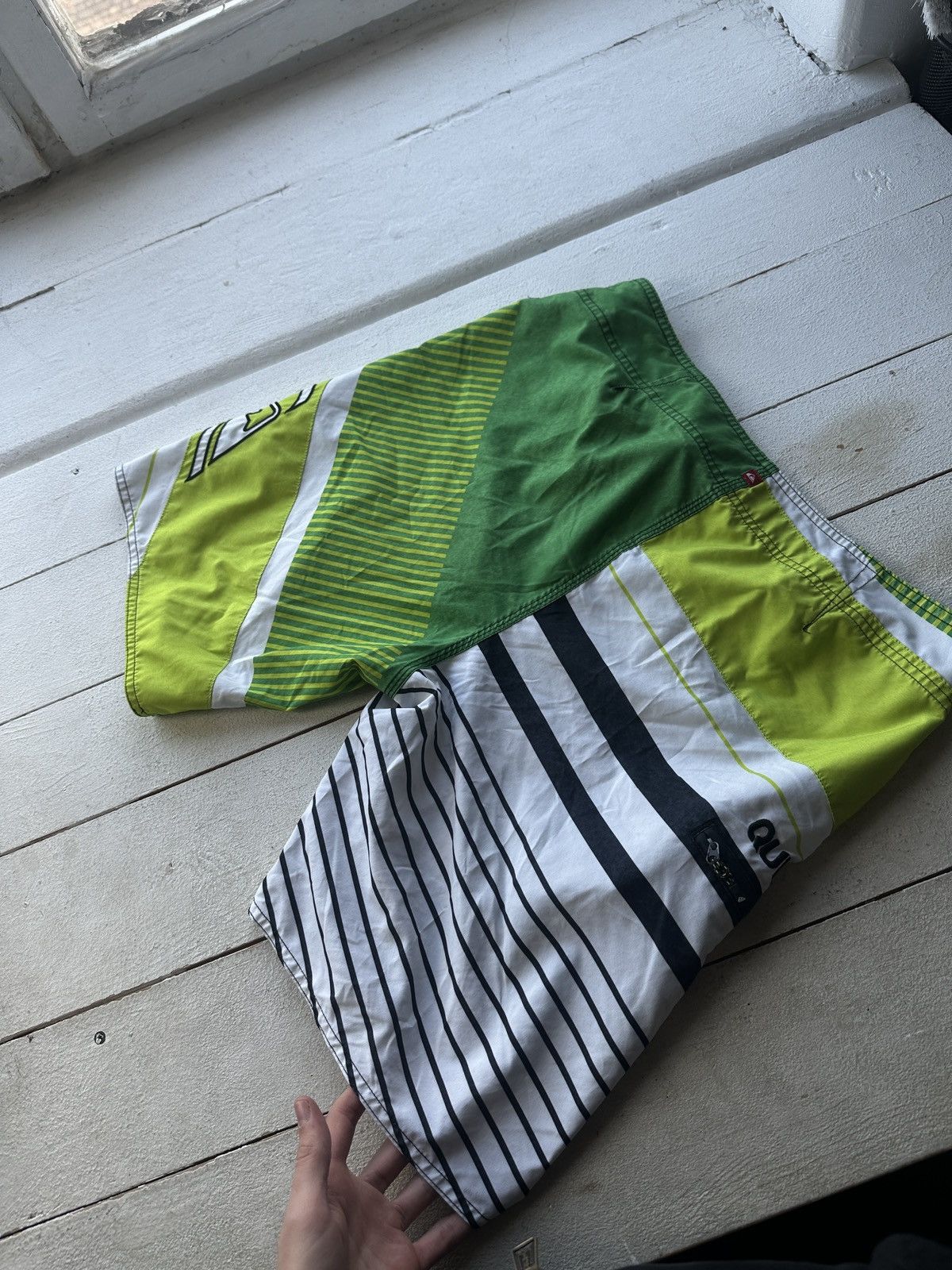 Quiksilver 🚨Vintage Quiksilver Shorts Big Logo Y2K Style 90s Surfing Size US 34 / EU 50 - 9 Thumbnail