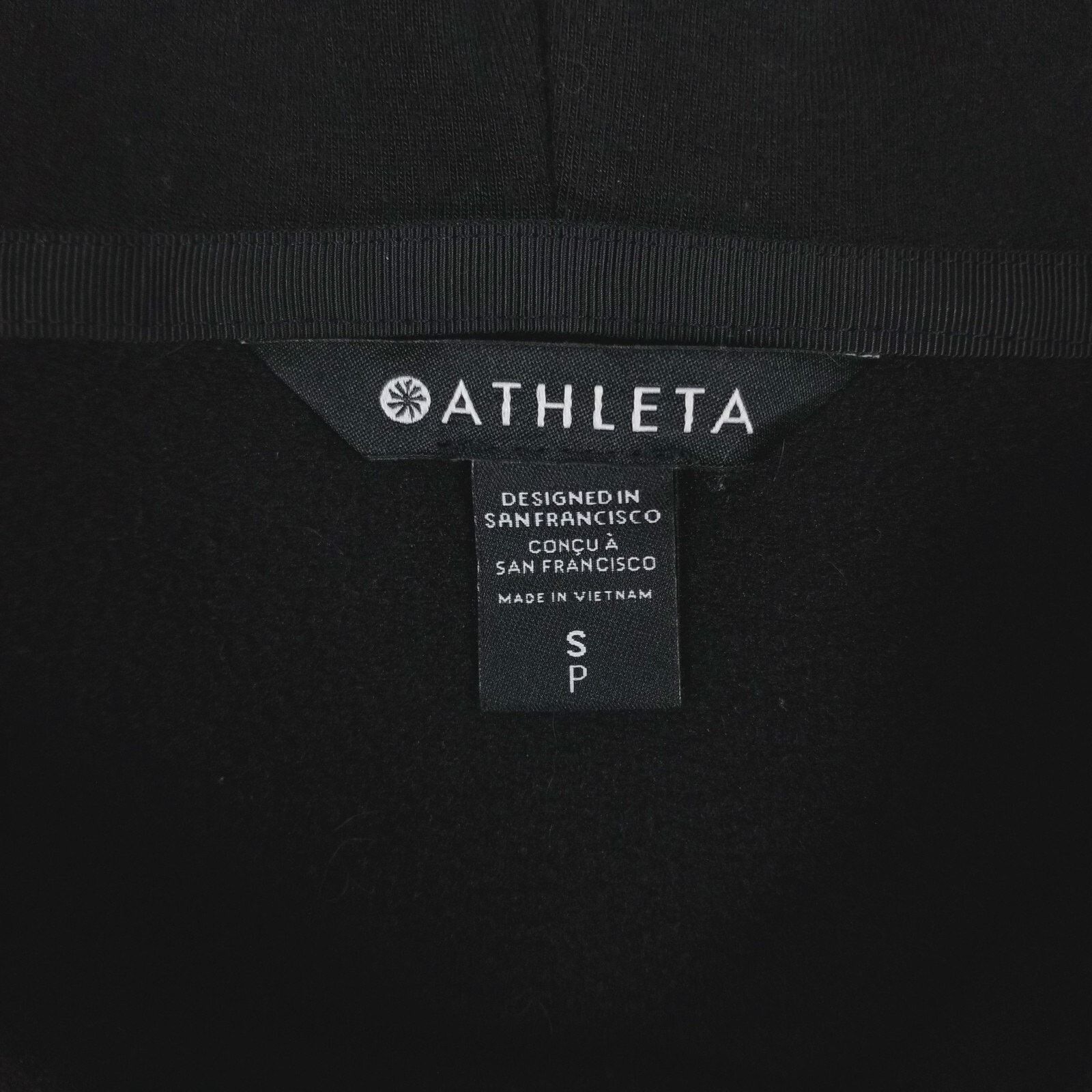 Athleta Athleta Purana Wrap Sweatshirt Black Sz Small Size S / US 4 / IT 40 - 7 Thumbnail