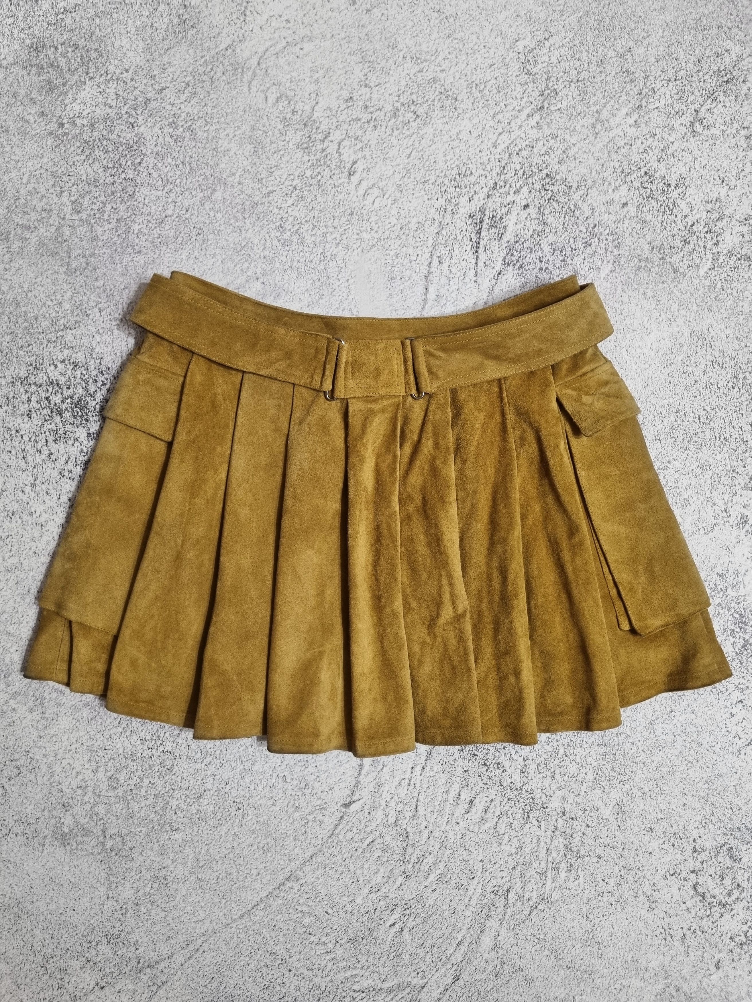 Alexander McQueen Rare Alexander McQueen Vintage Genuine Leather Mini Skirt Size 28" / US 6 / IT 42 - 12 Thumbnail