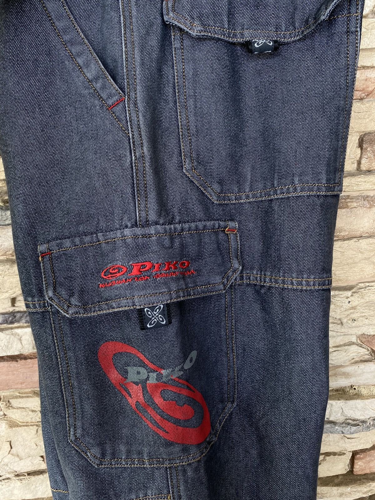 Vintage Rare Vintage Piko Baggy Cargo Pants jnco y2k streetwear fubu Size US 32 / EU 48 - 10 Thumbnail