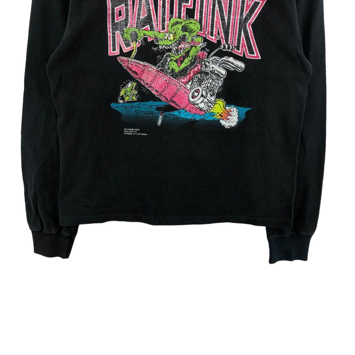 Cartoon Network × Vintage Pick!! Vtg 1994 RAT FINK HOT ROD Long Sleeve Tshirt Size US M / EU 48-50 / 2 - 4 Thumbnail