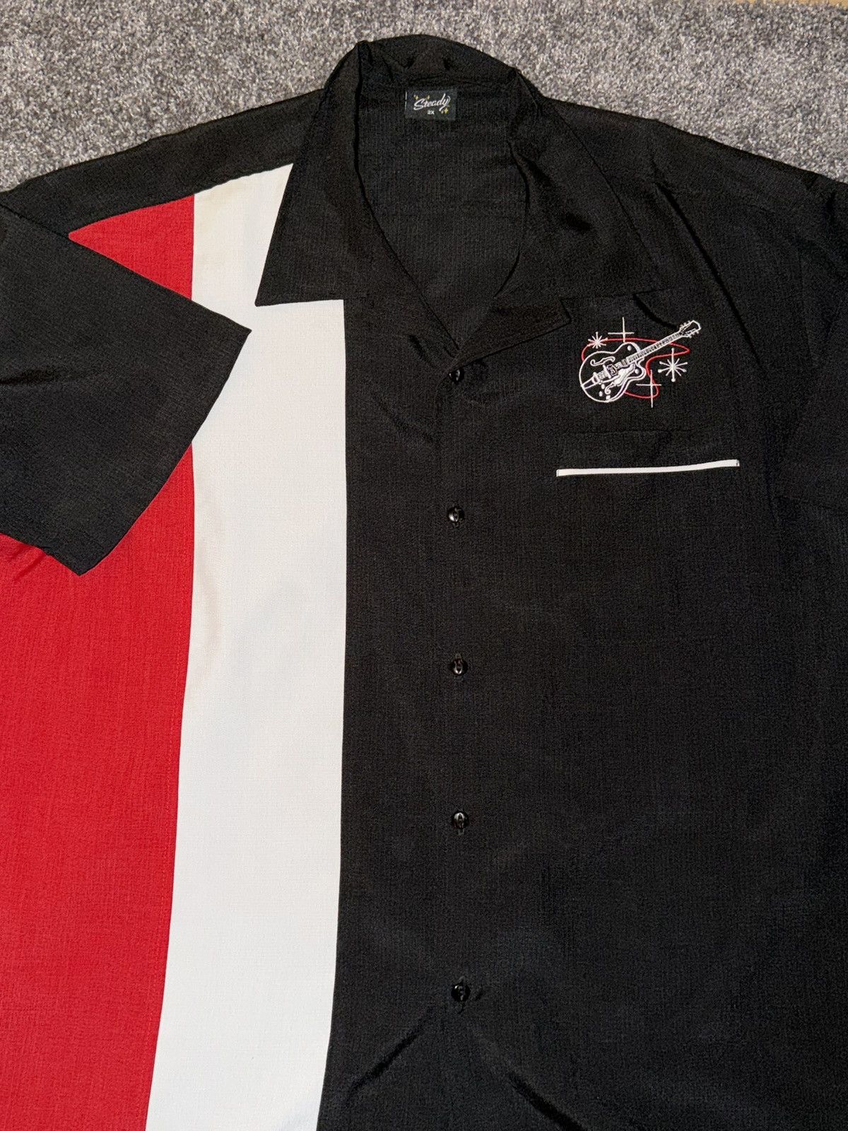 Other Steady Clothing Vintage Rock N Roll Guitar Bowling Shirt XXL Size US XXL / EU 58 / 5 - 16 Thumbnail