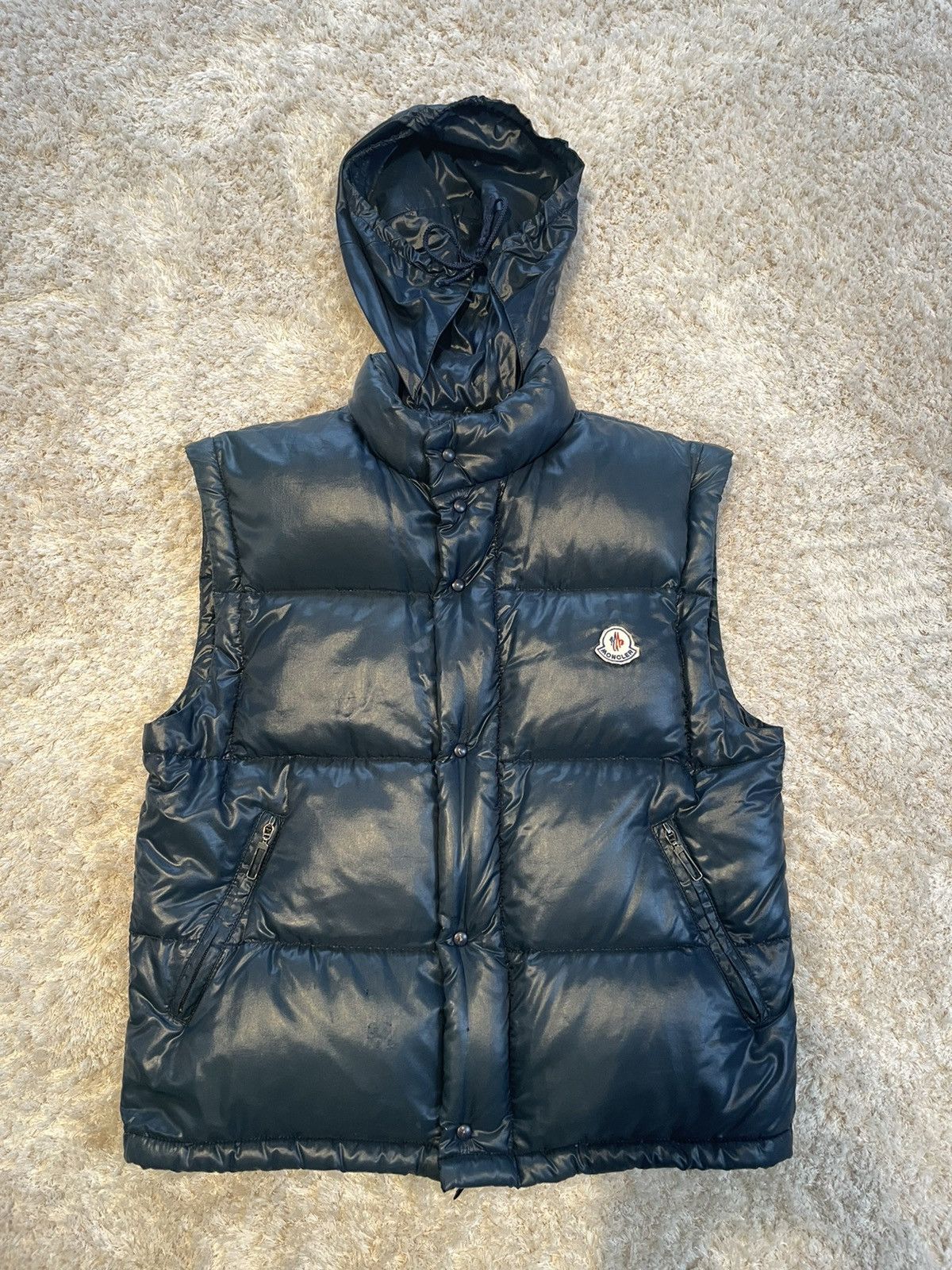 Moncler 🔥STEAL🔥 Moncler Grenoble Navy Vest Size US S Size US S / EU 44-46 / 1 - 2 Thumbnail