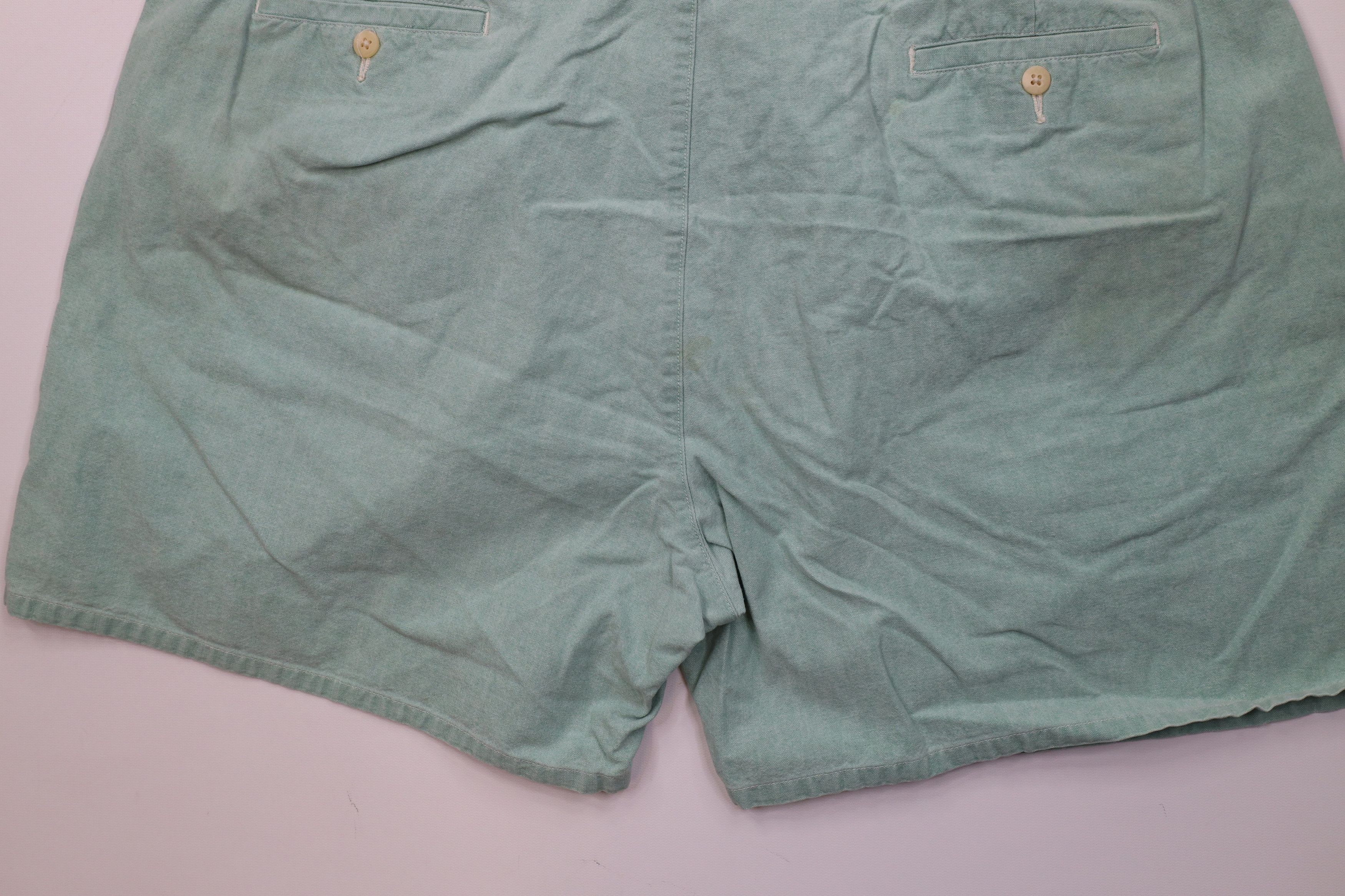 Ralph Lauren Vintage 90s Ralph Lauren Above Knee Chino Shorts Green Size US 40 / EU 56 - 10 Thumbnail