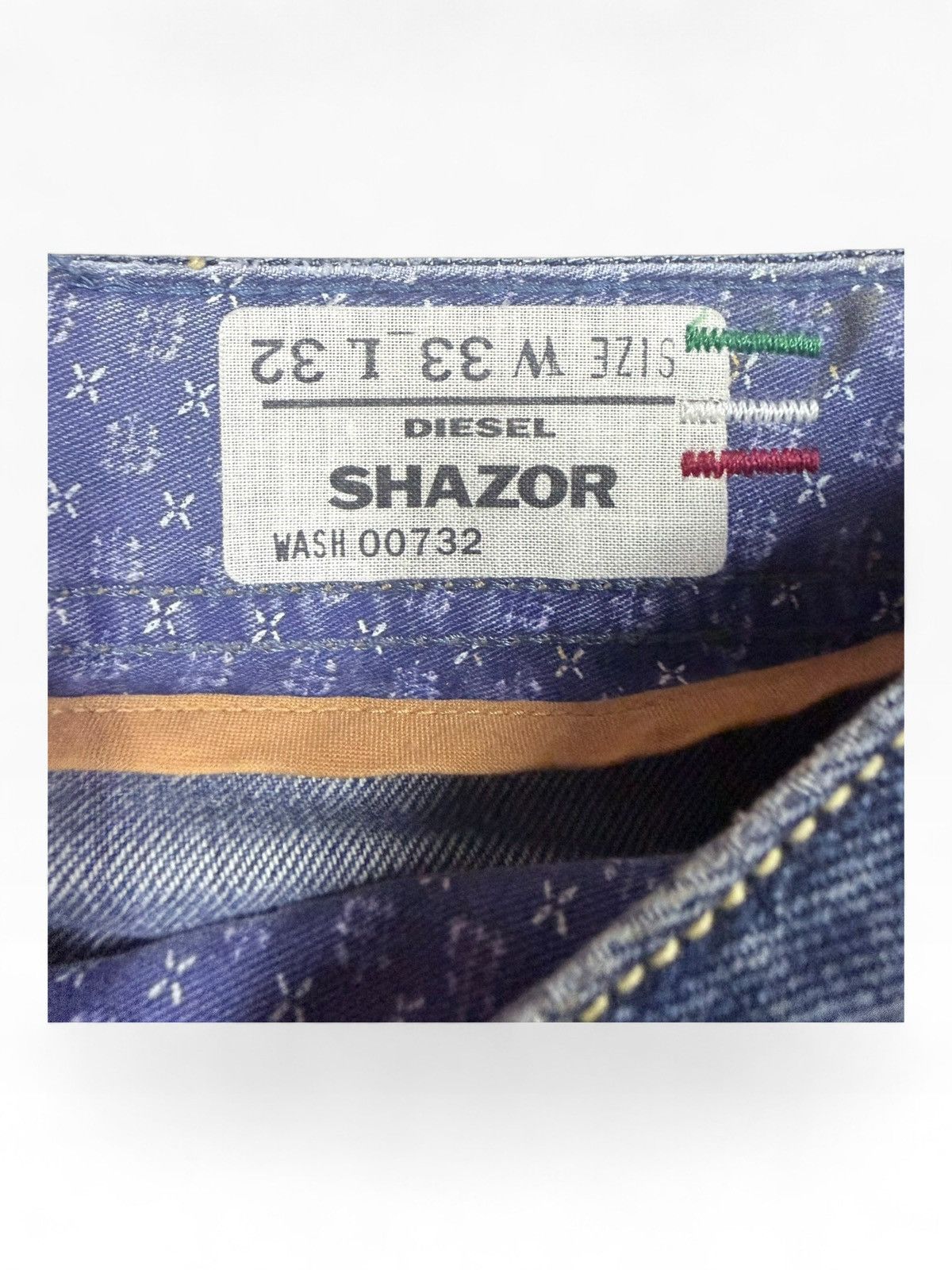 Diesel Authentic🔥Diesel Shazor Bell Bottom Wash Denim Size US 35 - 8 Thumbnail