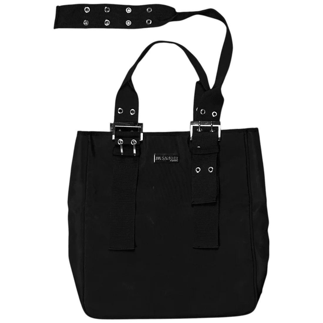 Jil Sander Jil Sander Dual Belted Eyelet Shopper Bag Size ONE SIZE - 1 Thumbnail