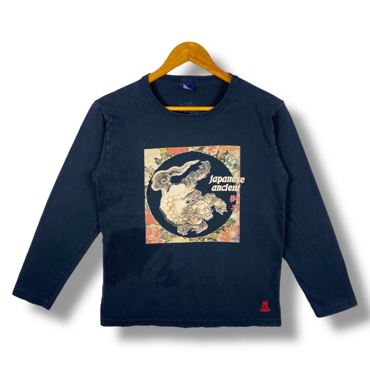 Japanese Brand Japanese Ancient LION & PEONY A Strong Thing Is Beautiful Size US S / EU 44-46 / 1 - 1 Thumbnail