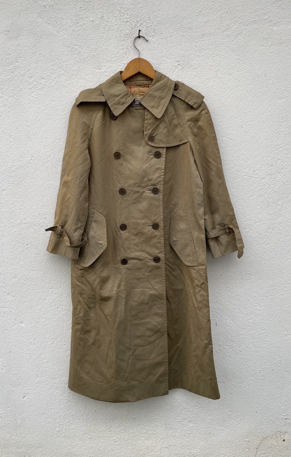 Burberry Prorsum × Vintage Vintage Burberry Nova Check Double Breasted Trench Jacket Size US M / EU 48-50 / 2 - 1 Thumbnail