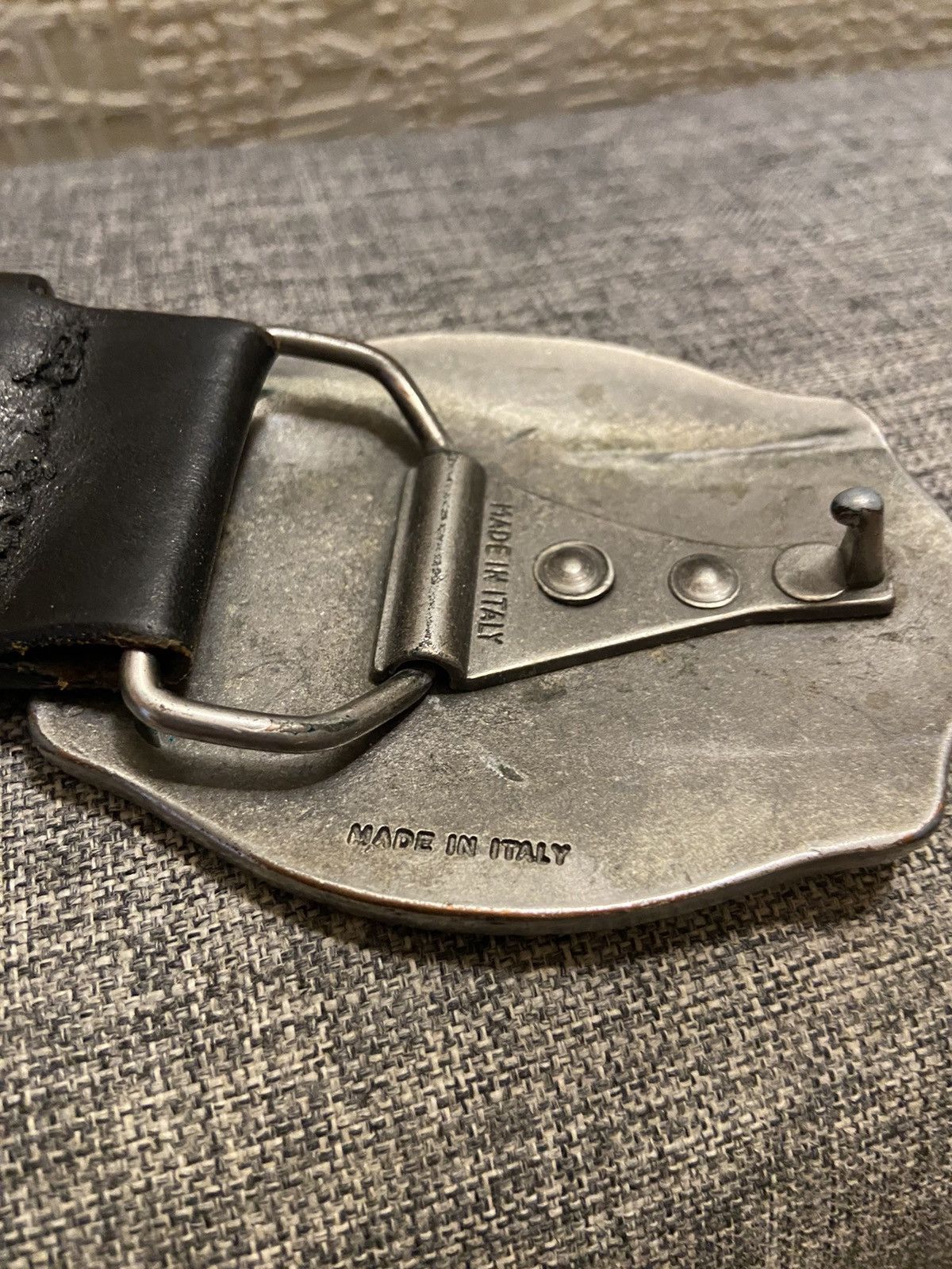 Joop! Joop! Heritage leather biker belt Size ONE SIZE - 3 Thumbnail